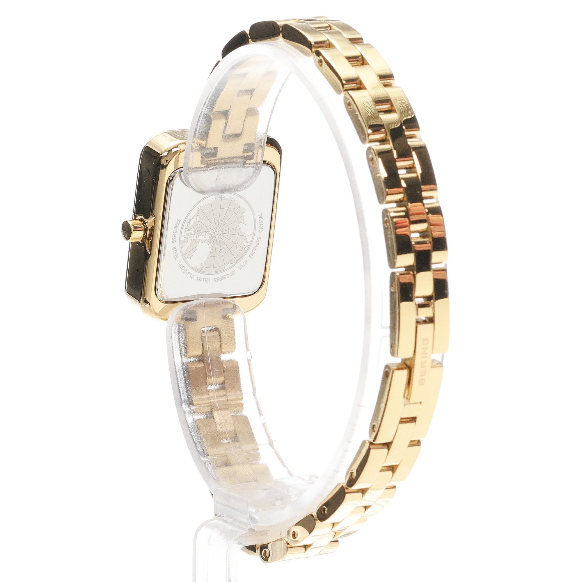 Bering 14520-734 Petite Square Classic klasyczny zegarek złoty