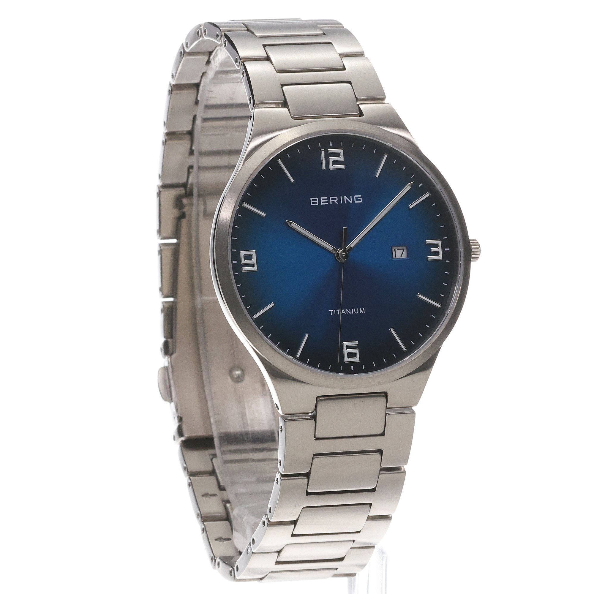 Bering 15240-777 Titanium zegarek męski klasyczny szafirowe - miniatura 3