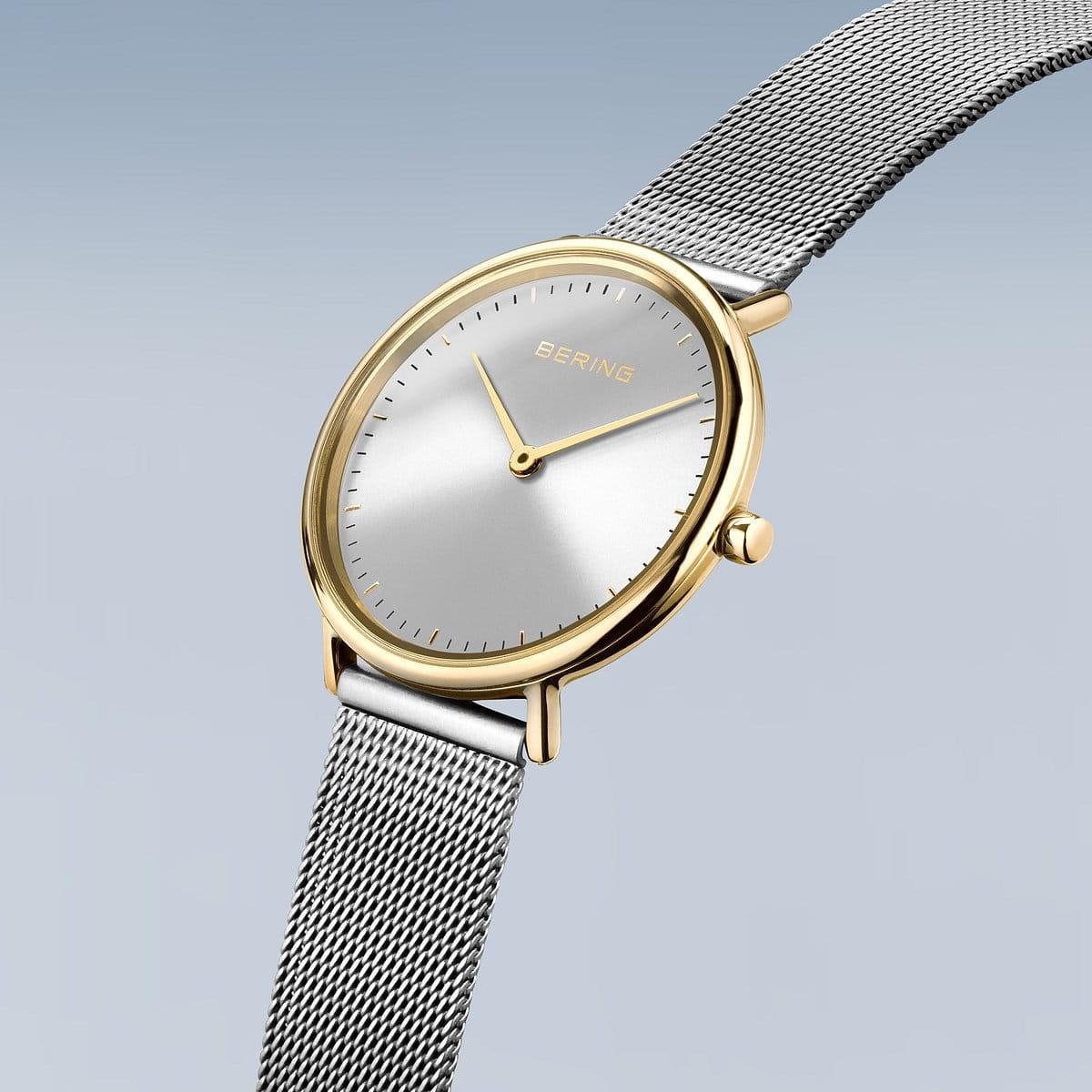 Bering 15729-010 zegarek złoty klasyczny Ultra Slim bransoleta - miniatura 5