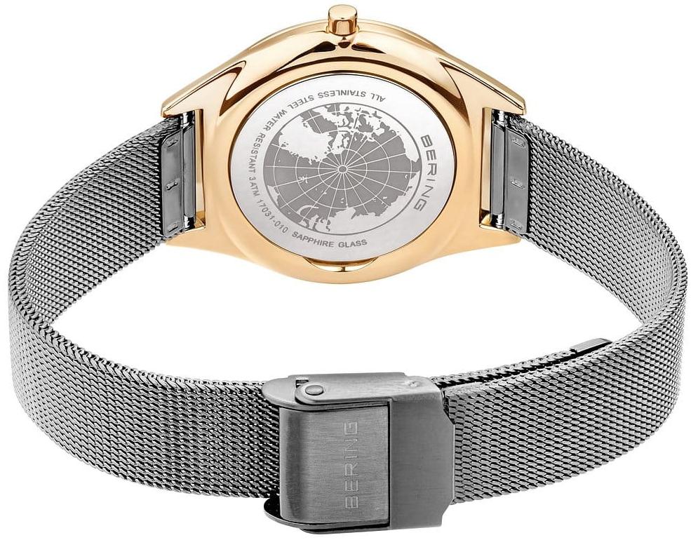 Bering 17031-010 Ultra Slim klasyczny zegarek złoty