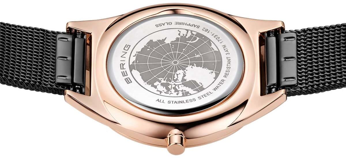 Bering 17031-162 zegarek różowe złoto klasyczny Ultra Slim bransoleta
