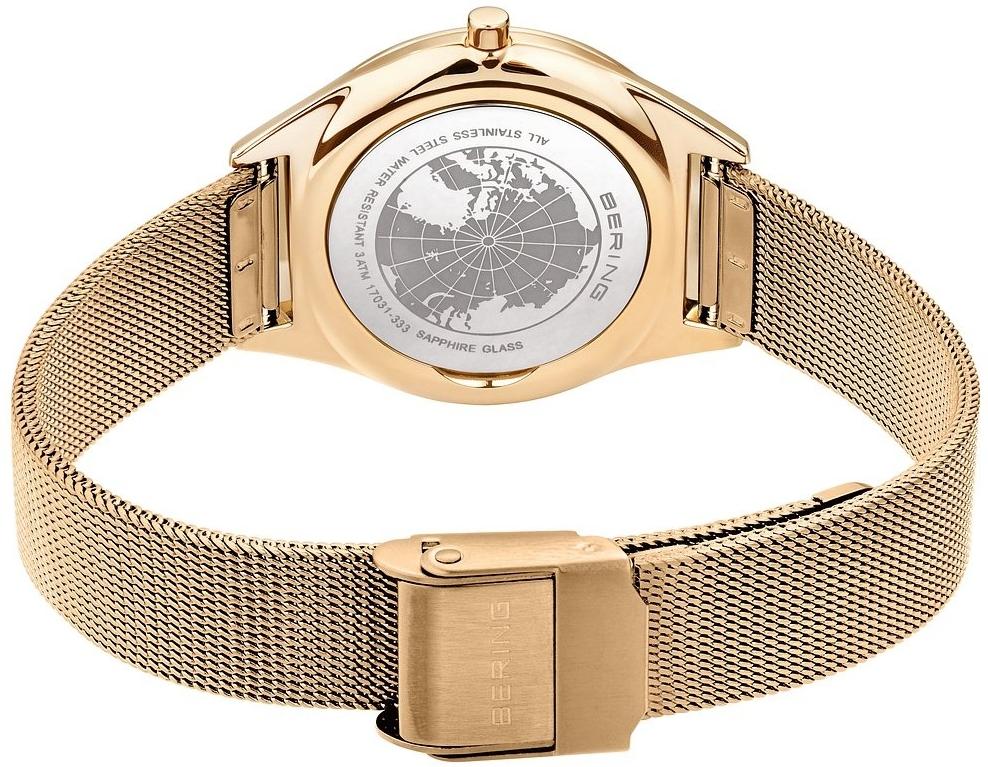 Bering 17031-333 Ultra Slim klasyczny zegarek złoty