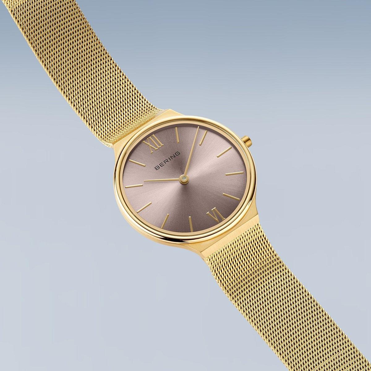 Bering 18434-336 Ultra Slim klasyczny zegarek złoty
