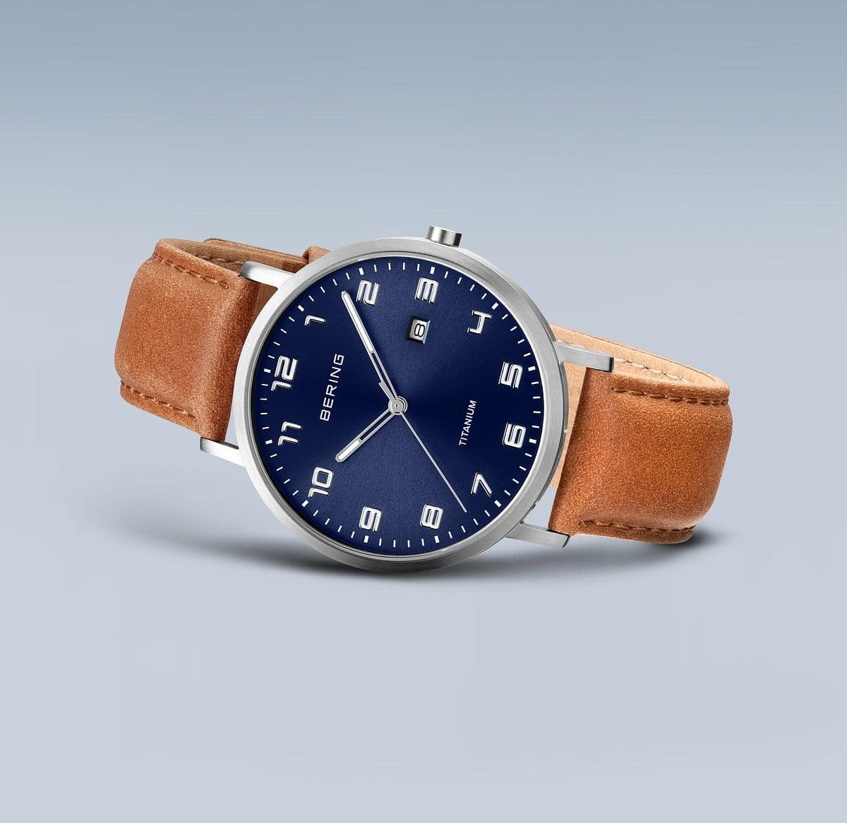 Bering 18640-567 męski zegarek Titanium pasek