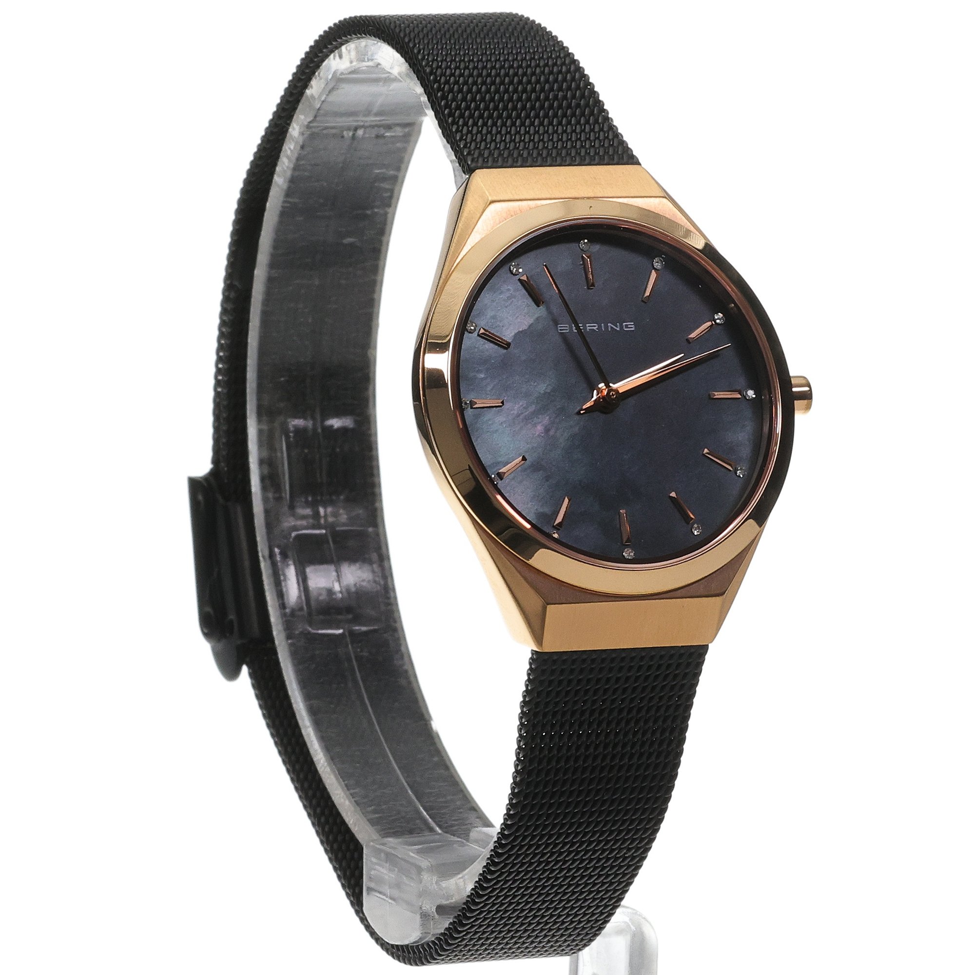 Bering 18729-166 Ultra Slim klasyczny zegarek różowe złoto