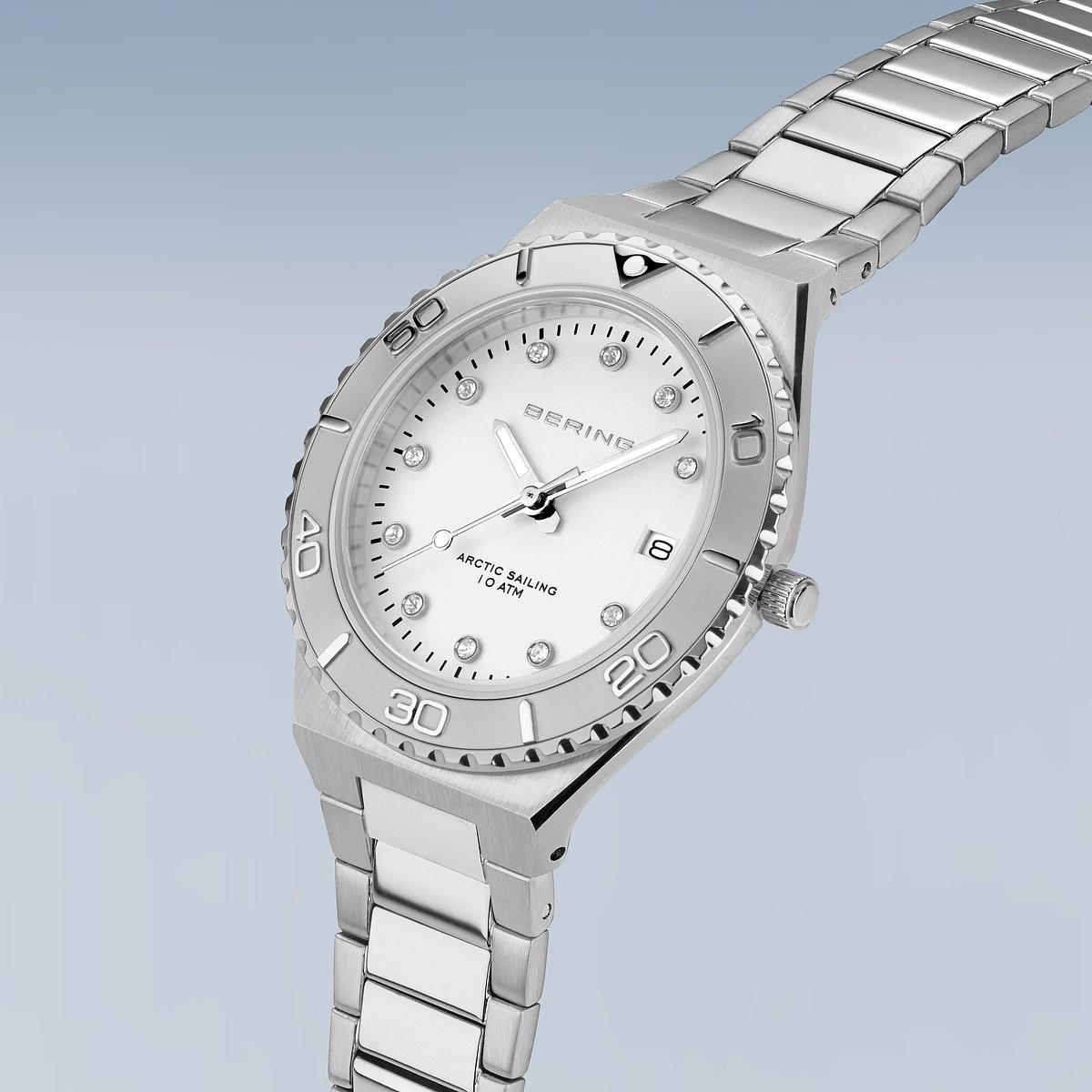 Bering 18936-704 zegarek srebrny klasyczny Classic bransoleta
