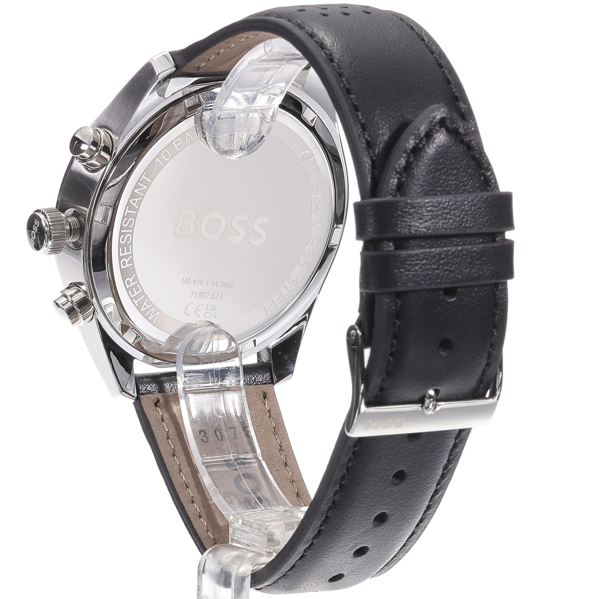 Boss 1513816 zegarek srebrny fashion-modowy Męskie pasek - miniatura 4