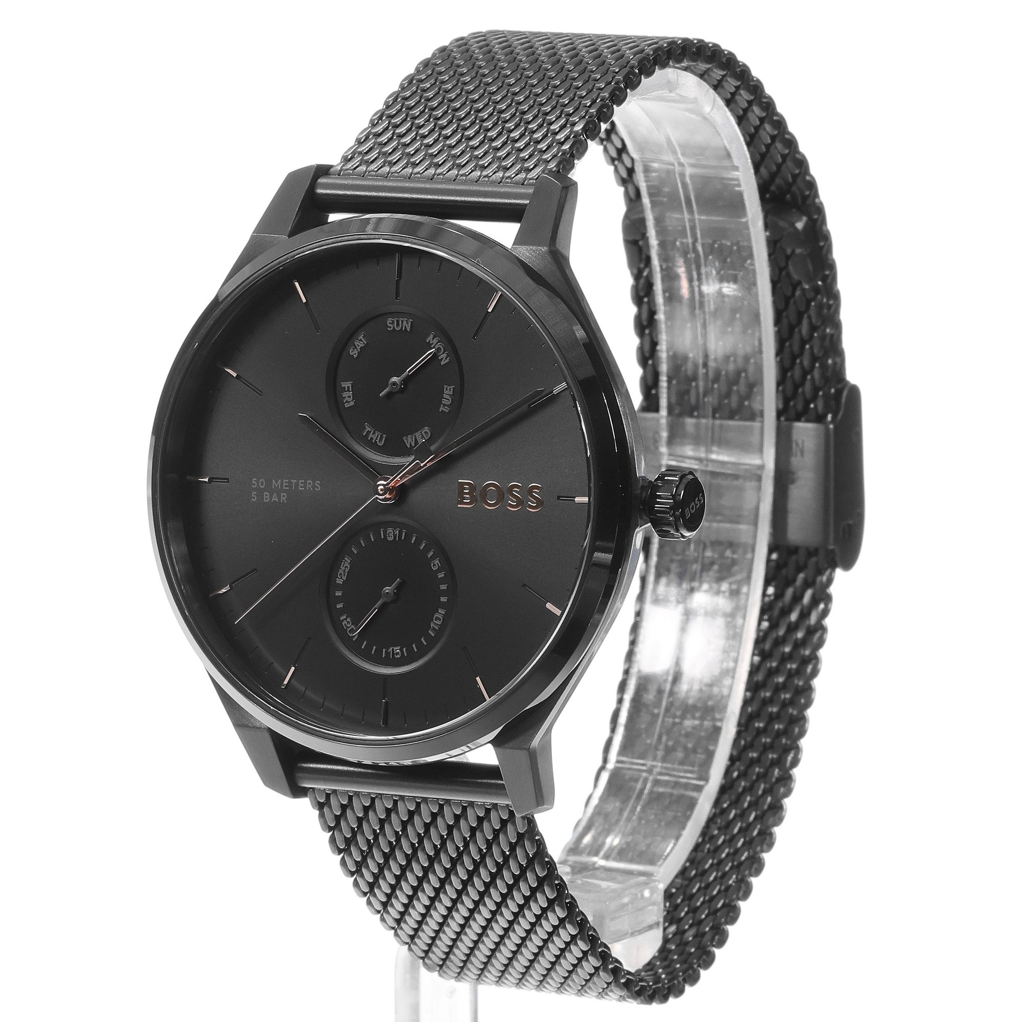 Boss 1514105 zegarek czarny klasyczny Męskie bransoleta