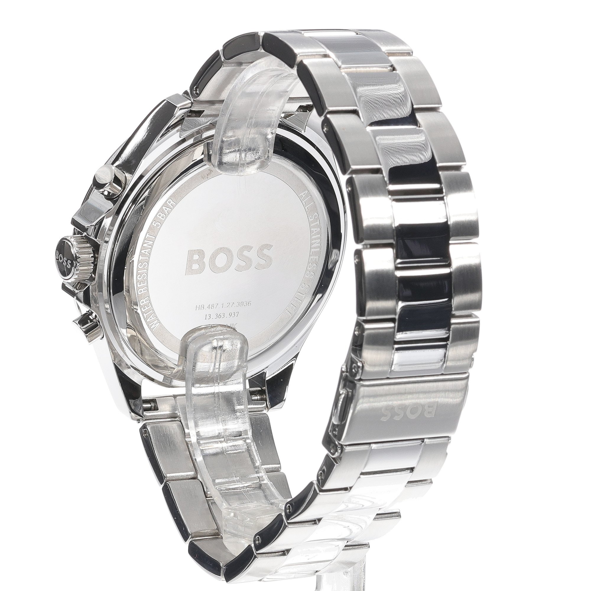 Boss 1514108 zegarek srebrny sportowy Męskie bransoleta