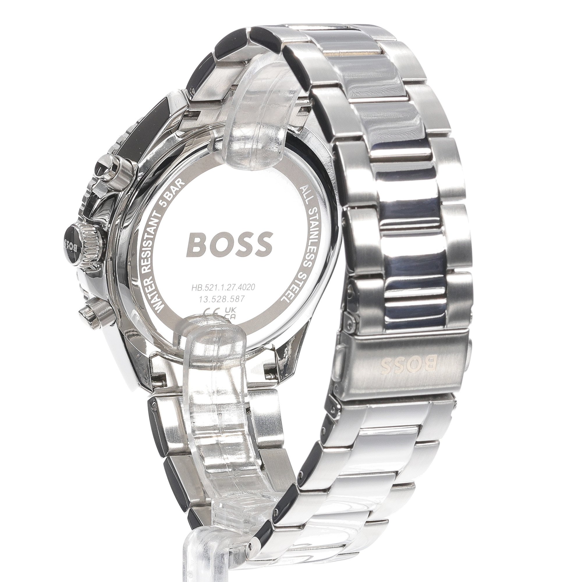 Boss 1514143 zegarek srebrny sportowy Męskie bransoleta