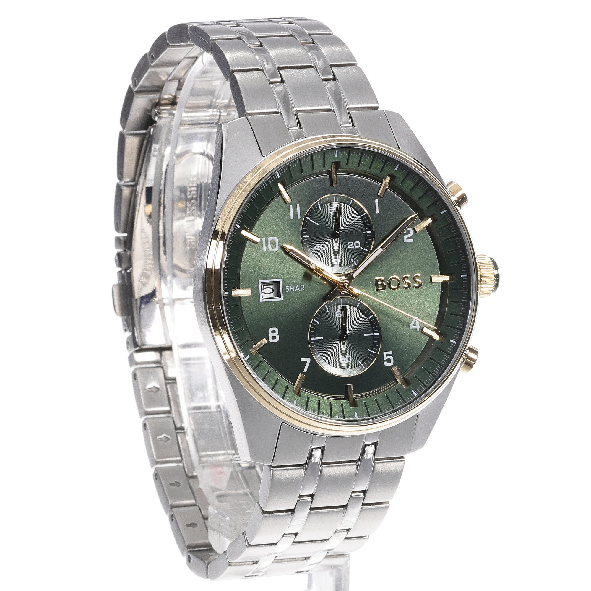 Boss 1514195 zegarek srebrny fashion-modowy Męskie bransoleta - miniatura 5