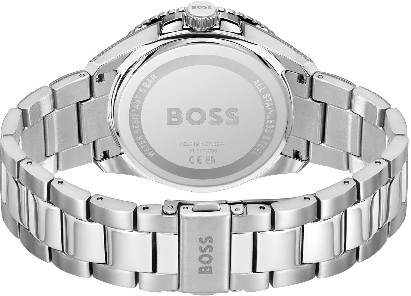 Boss 1514209 zegarek srebrny sportowy Męskie bransoleta