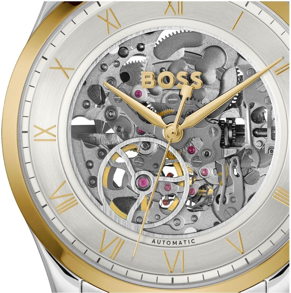 Boss 1514237 zegarek srebrny klasyczny Męskie bransoleta