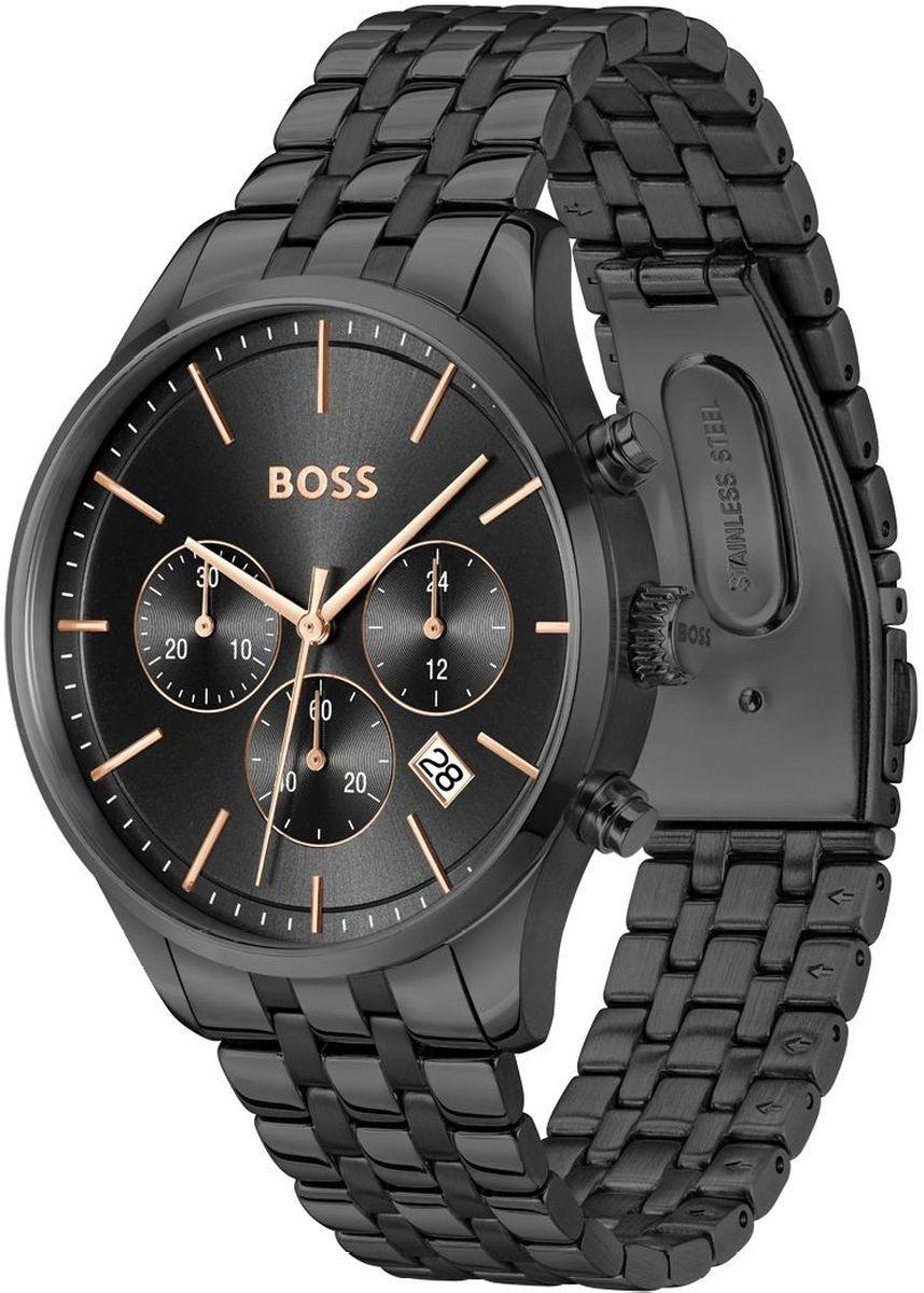 Boss 1514256 zegarek czarny klasyczny Męskie bransoleta