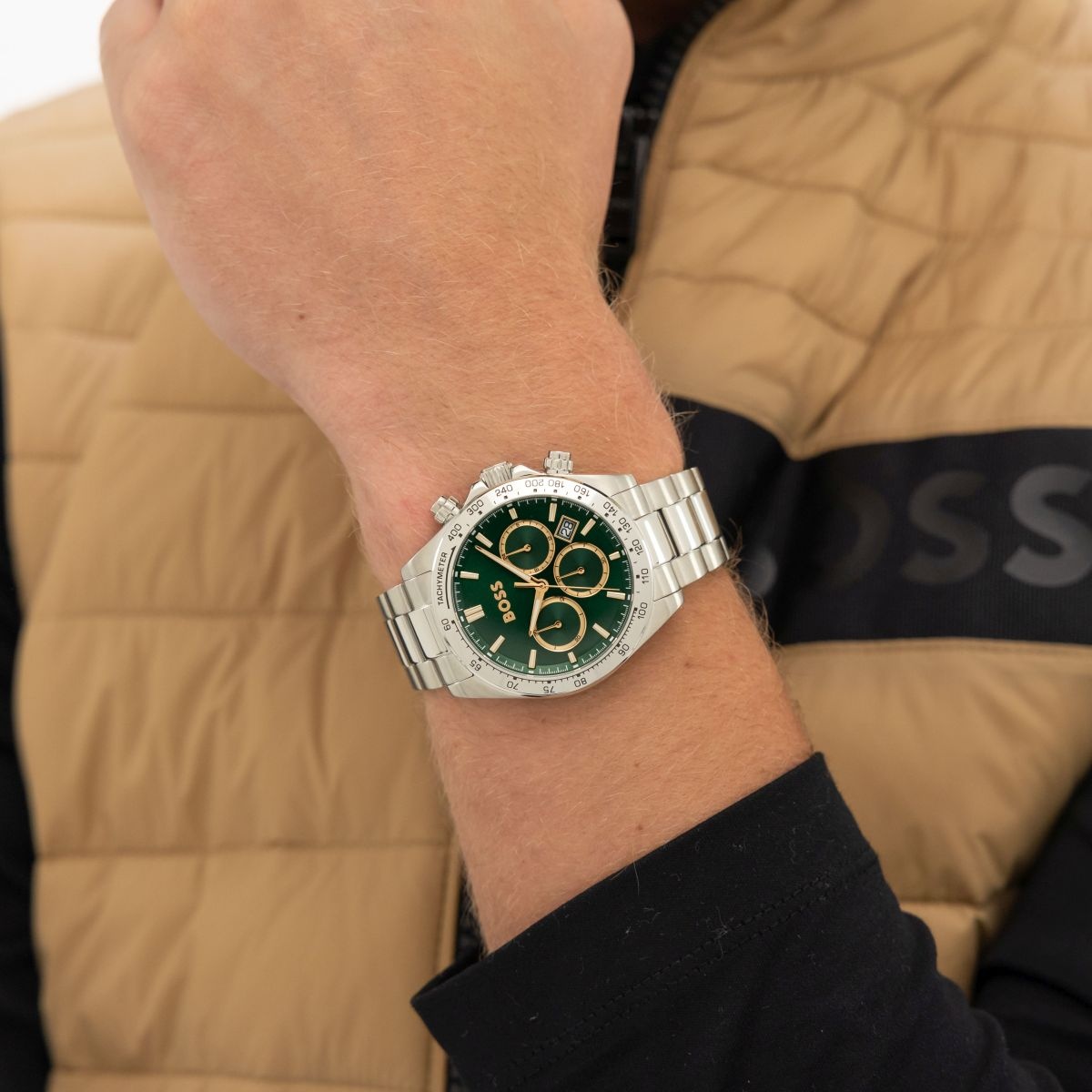 Boss 1514268 zegarek srebrny sportowy Hugo Boss bransoleta - miniatura 5