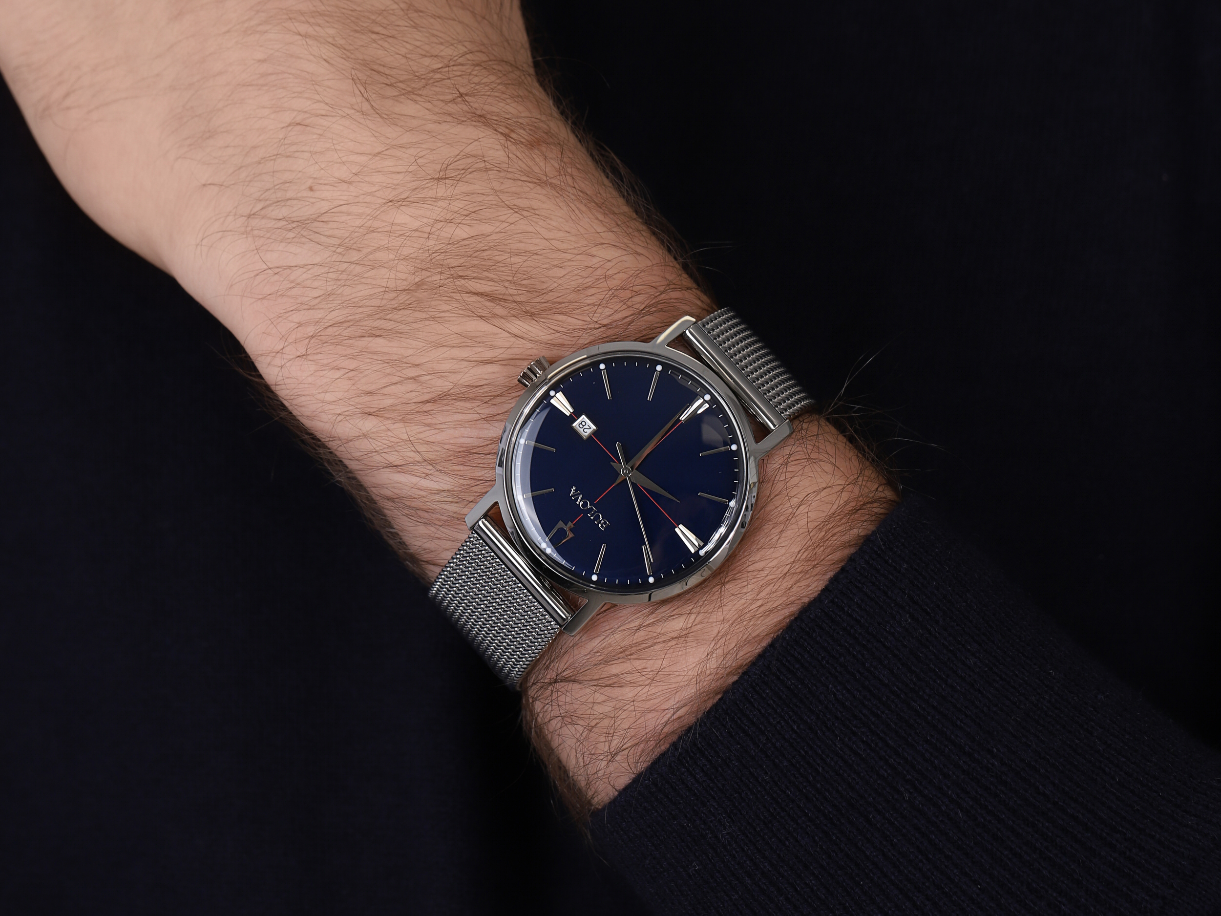Bulova 96B289 męski zegarek Classic bransoleta