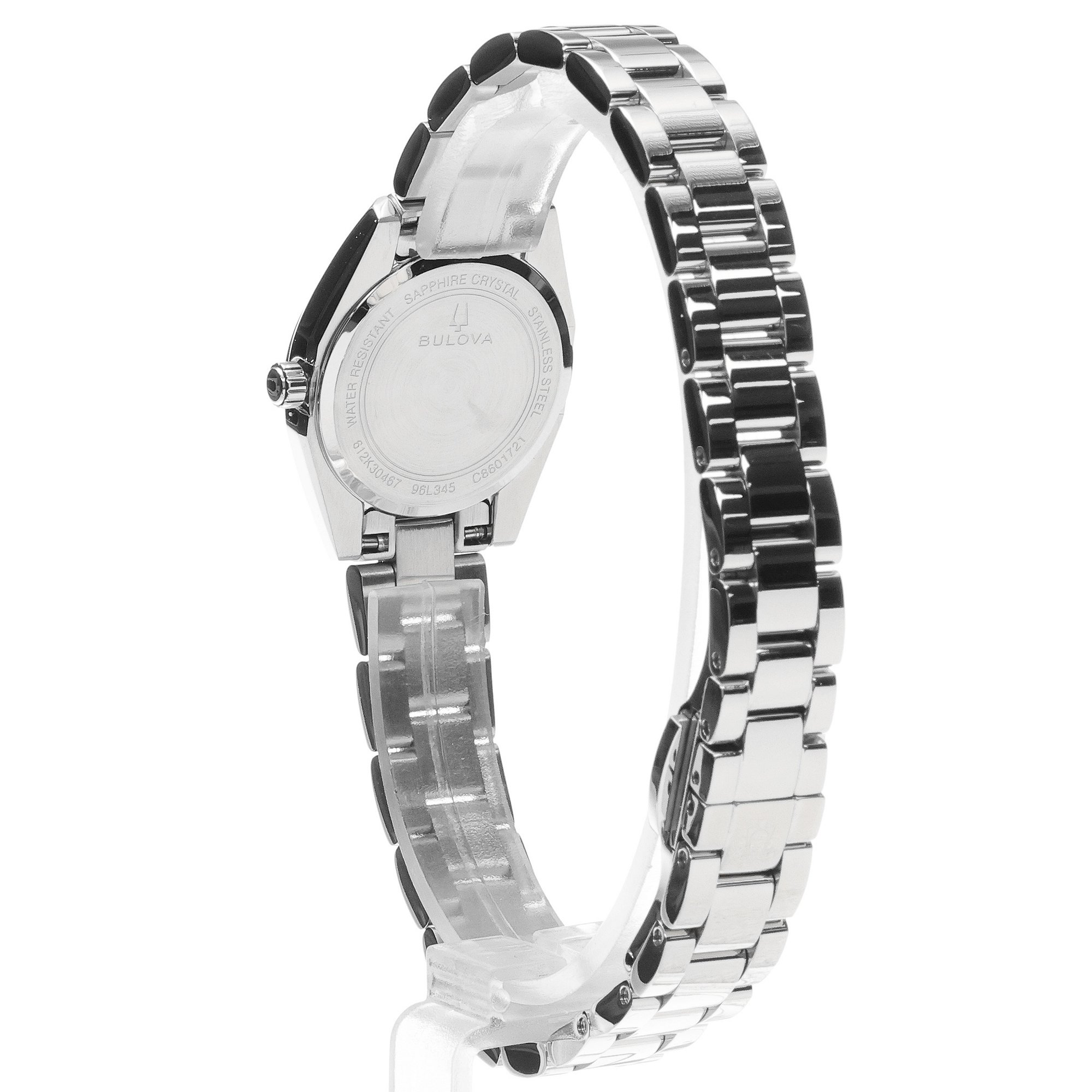 Bulova 96L345 zegarek srebrny klasyczny Surveyor bransoleta