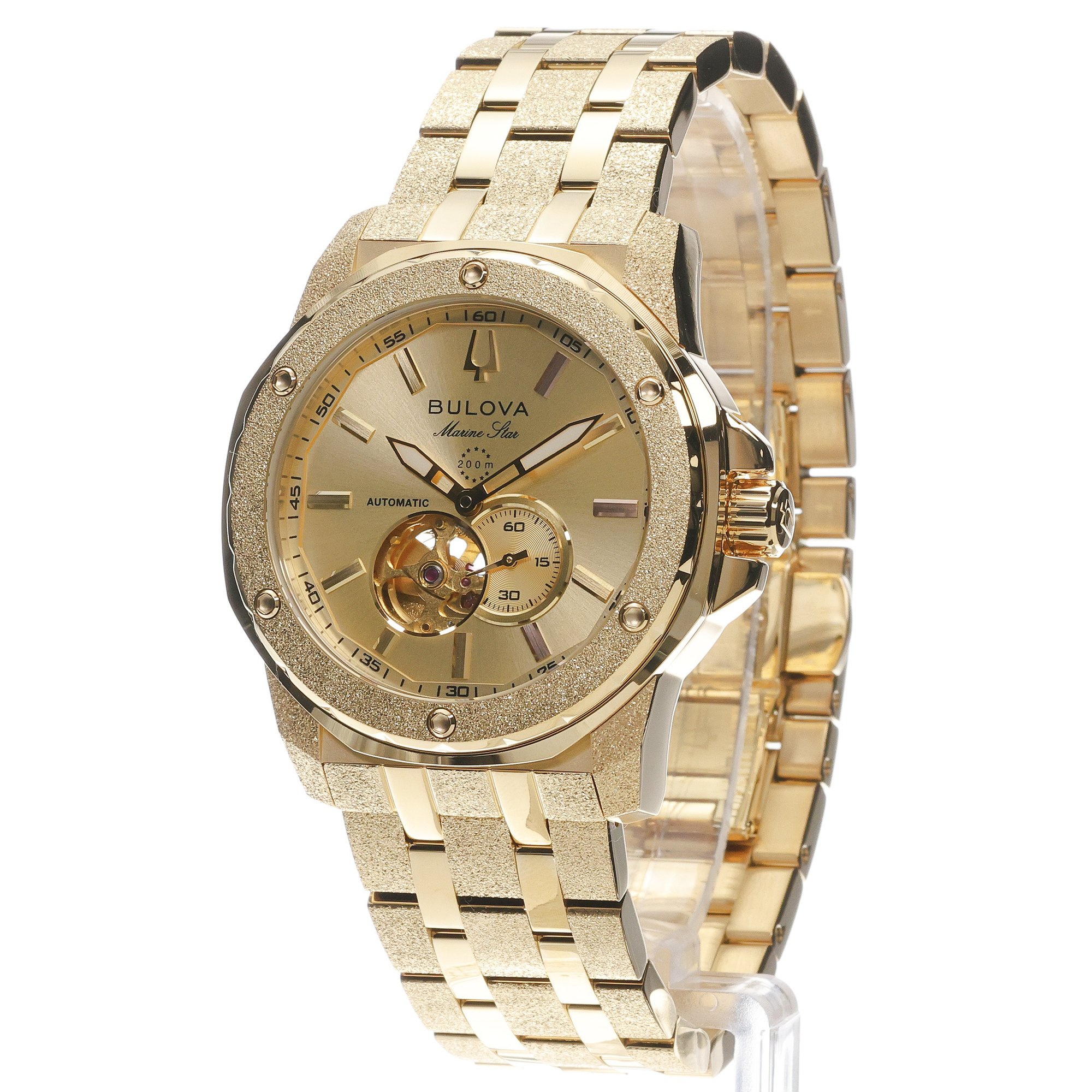 Bulova 97A200 Marine Star Marc Anthony Marine Star elegancki zegarek złoty
