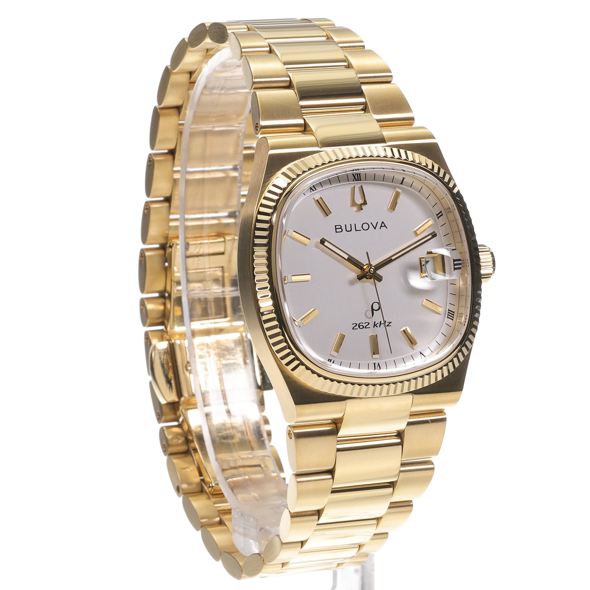 Bulova 97B223 zegarek złoty klasyczny Precisionist bransoleta - miniatura 3