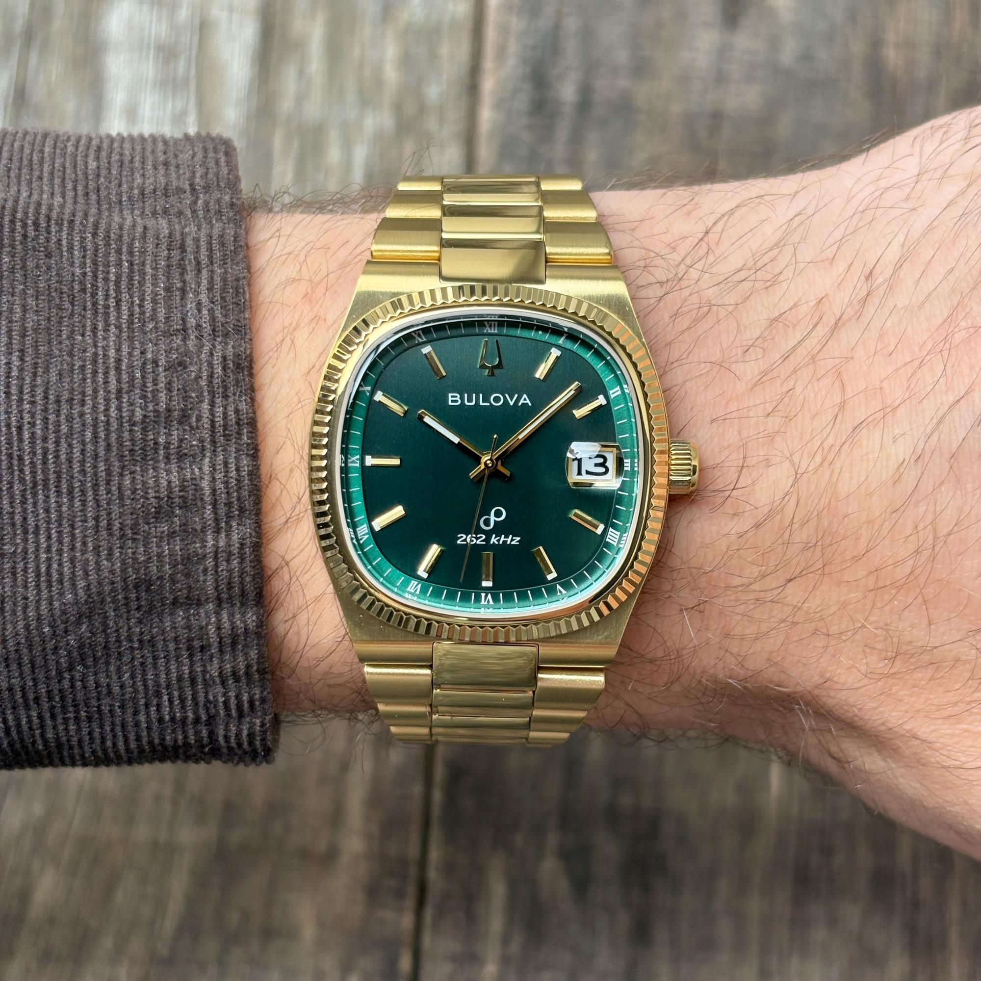 Bulova 97B237 Super Seville Precisionist biżuteryjny zegarek złoty - miniatura 9