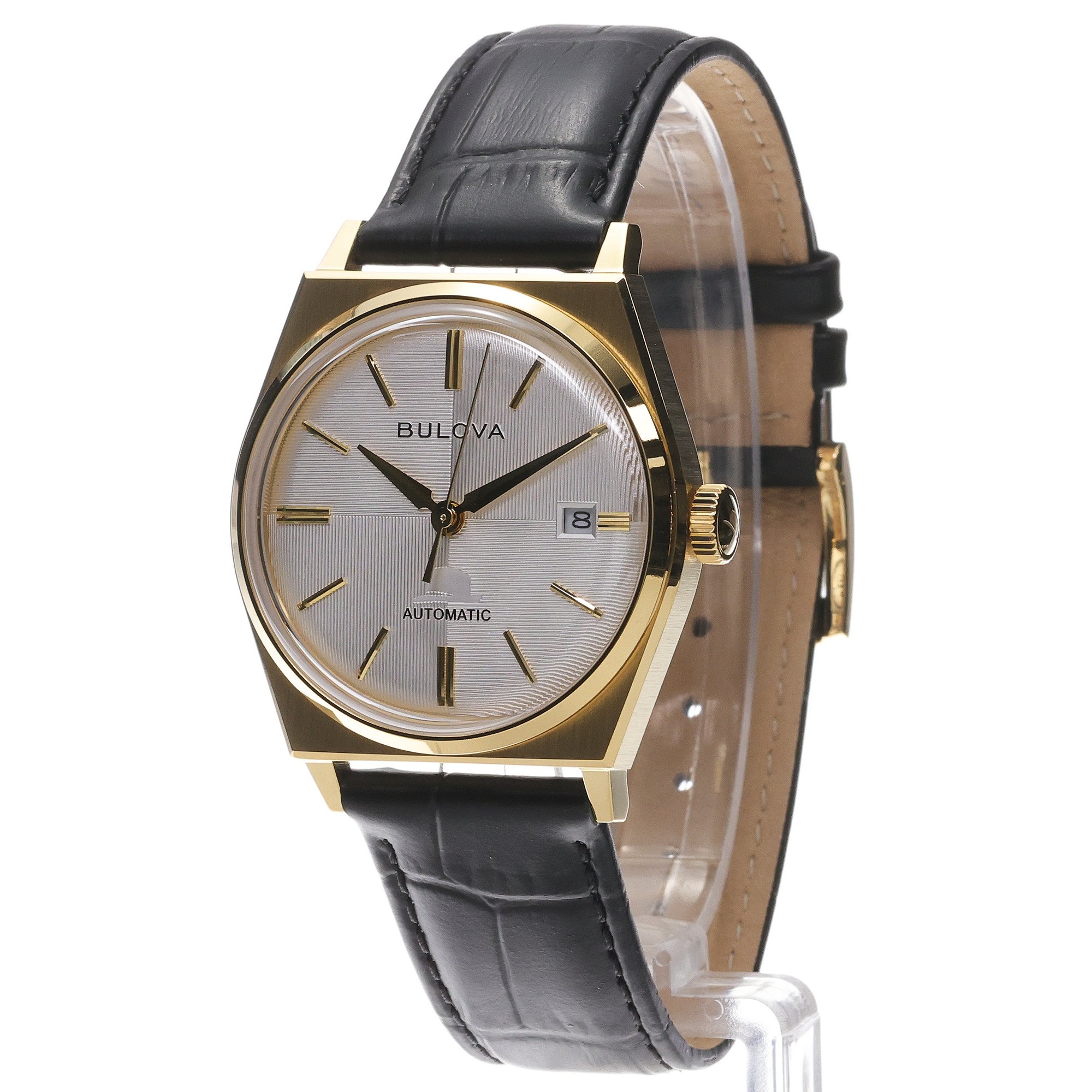 Bulova 97B243 Nothing But The Best Frank Sinatra Automatic klasyczny zegarek złoty