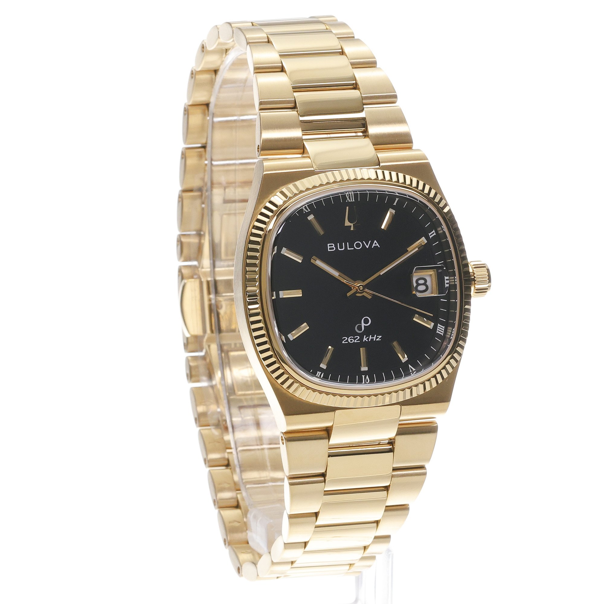 Bulova 97B246 zegarek złoty klasyczny Precisionist bransoleta