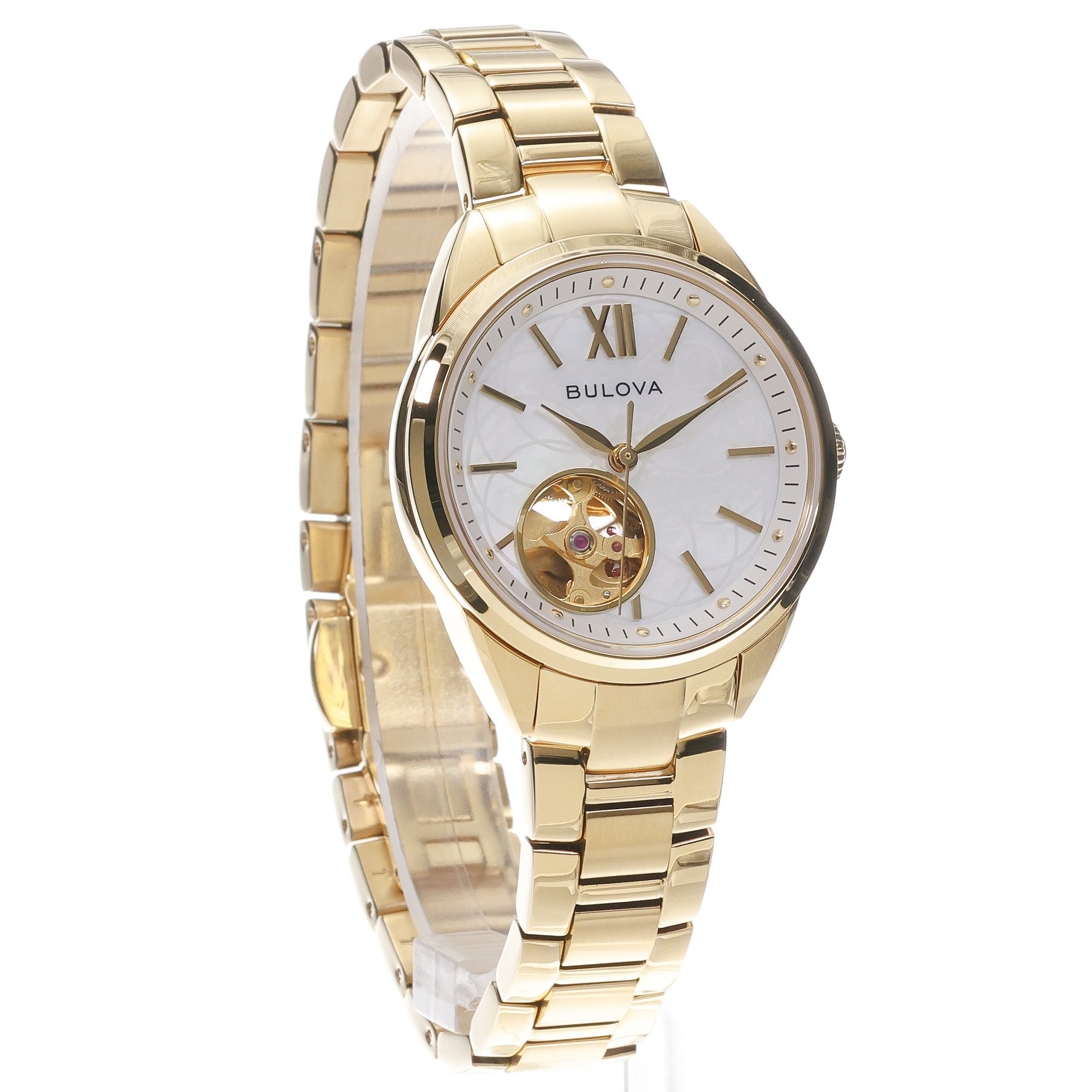 Bulova 97L172 zegarek złoty elegancki Sutton bransoleta - miniatura 3