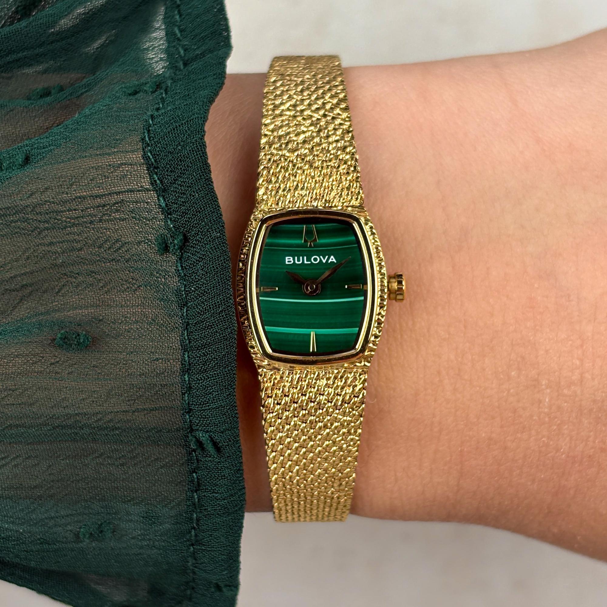 Bulova 97L184 Damskie Goddess of Time zegarek damski biżuteryjny szafirowe