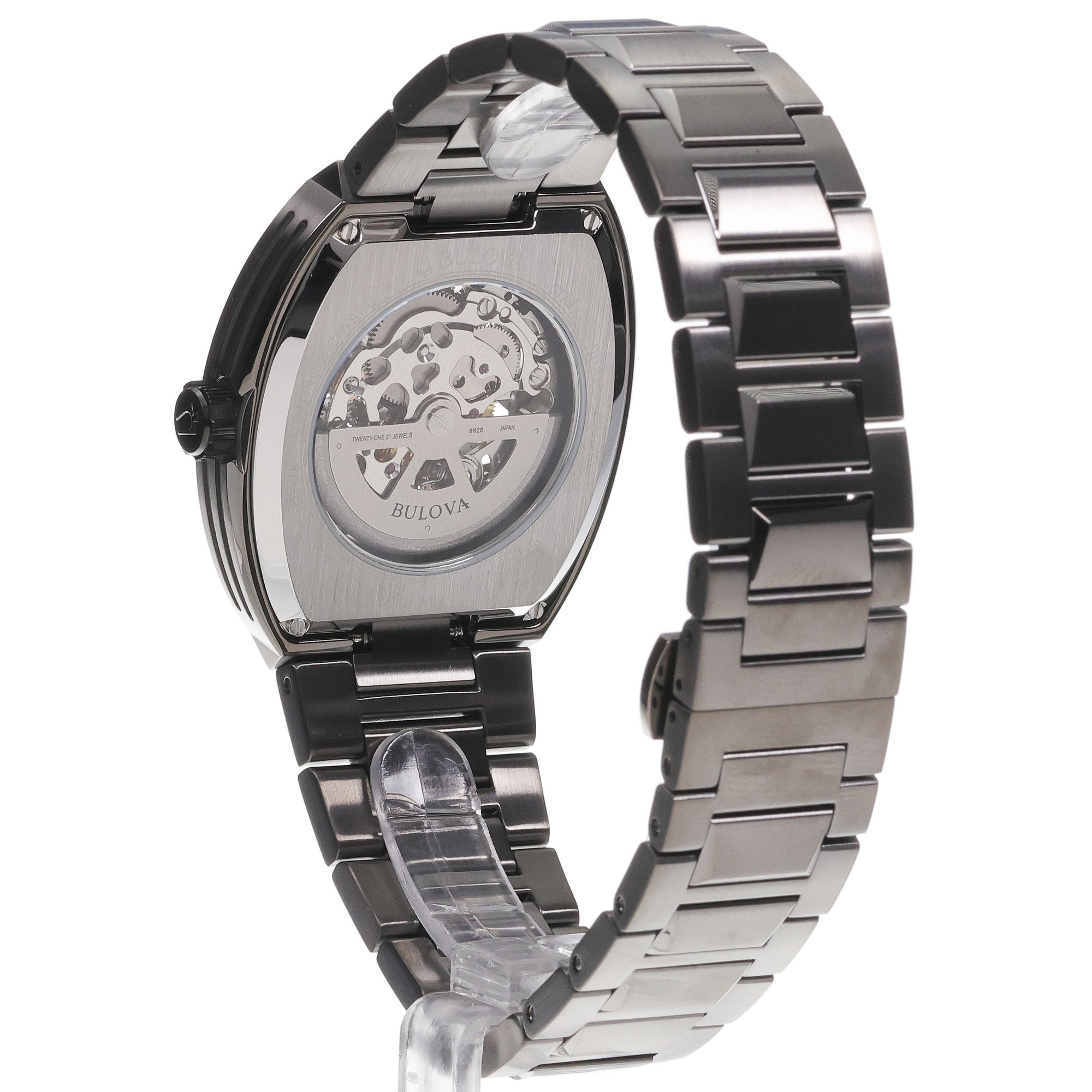 Bulova 98A321 zegarek szary fashion-modowy Maquina bransoleta - miniatura 4