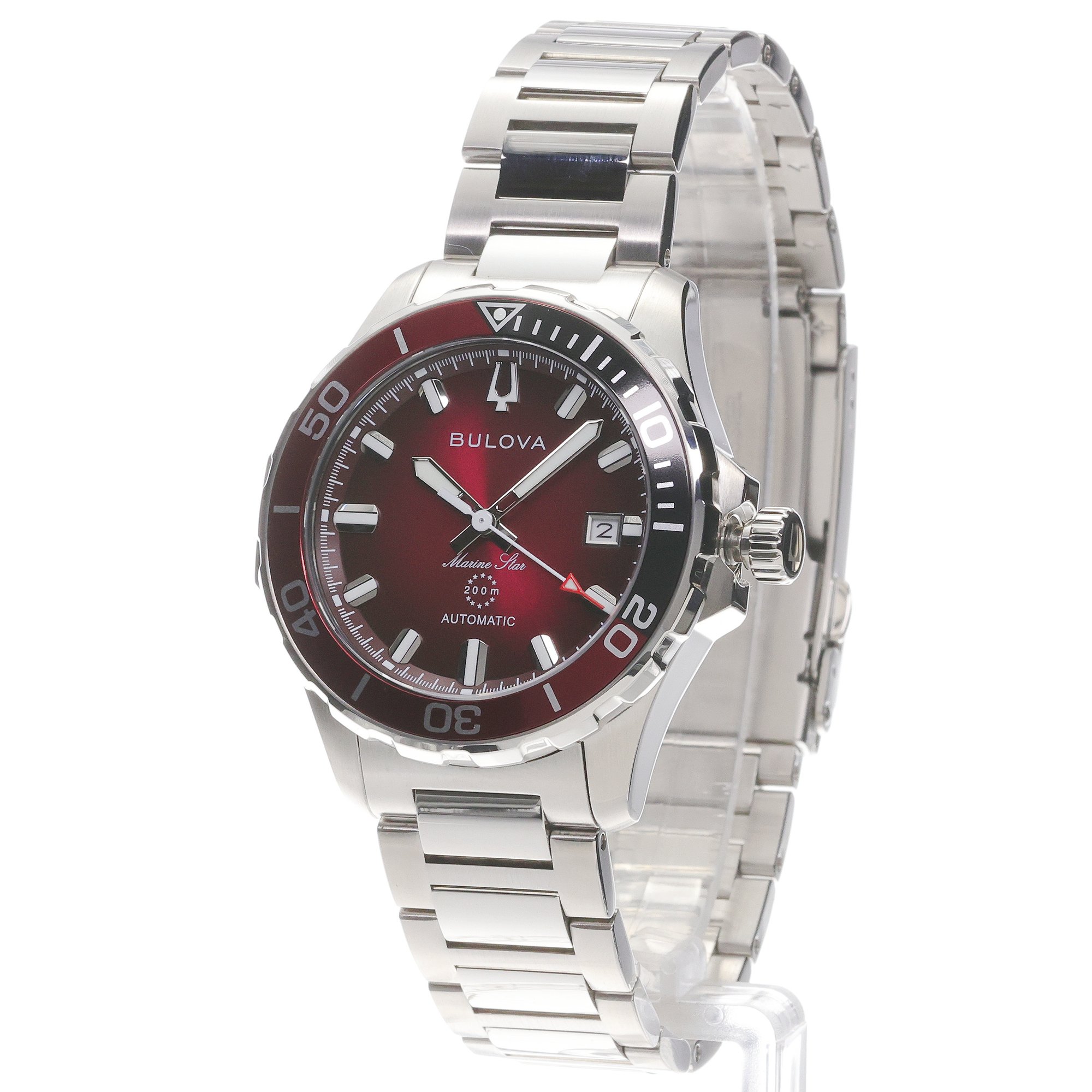 Bulova 98B472 Marine Star Marine Star sportowy zegarek srebrny