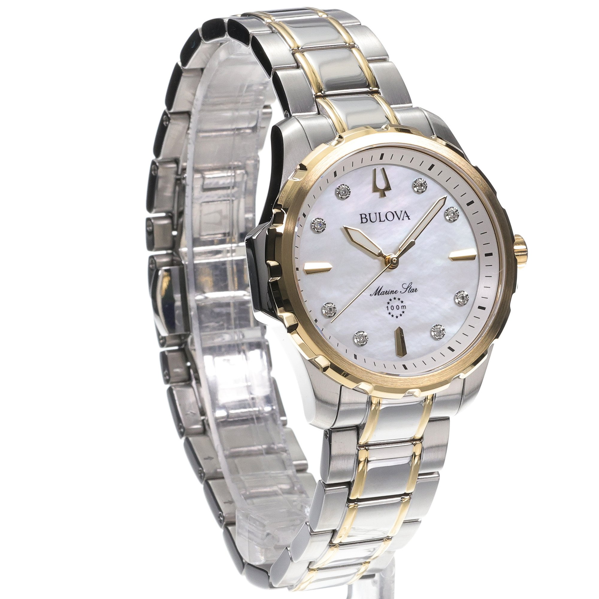 Bulova 98P227 Marine Star Diamonds zegarek elegancki Marine Star