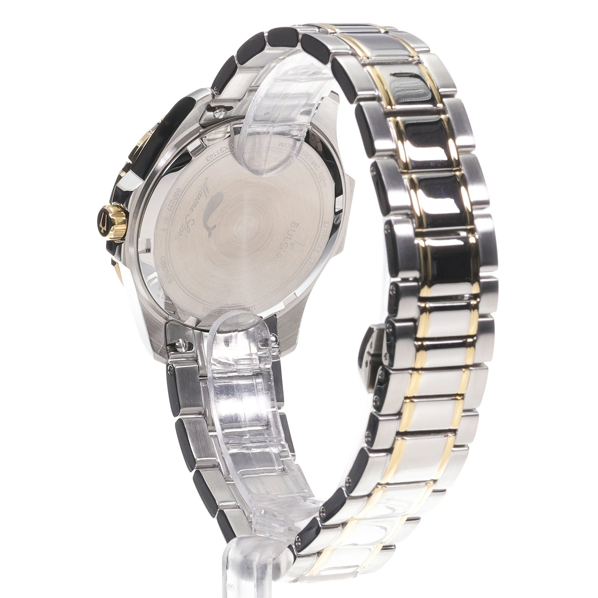 Bulova 98P227 zegarek srebrny elegancki Marine Star bransoleta