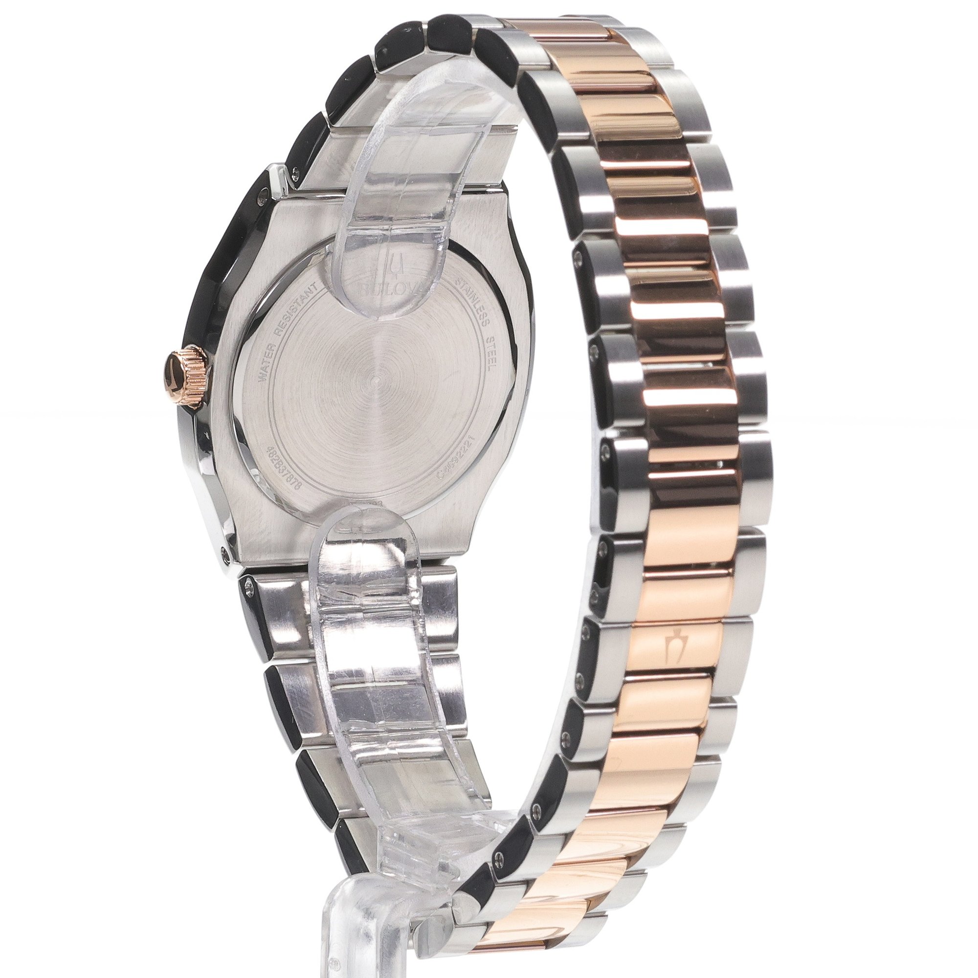 Bulova 98R283 zegarek srebrny elegancki Surveyor bransoleta