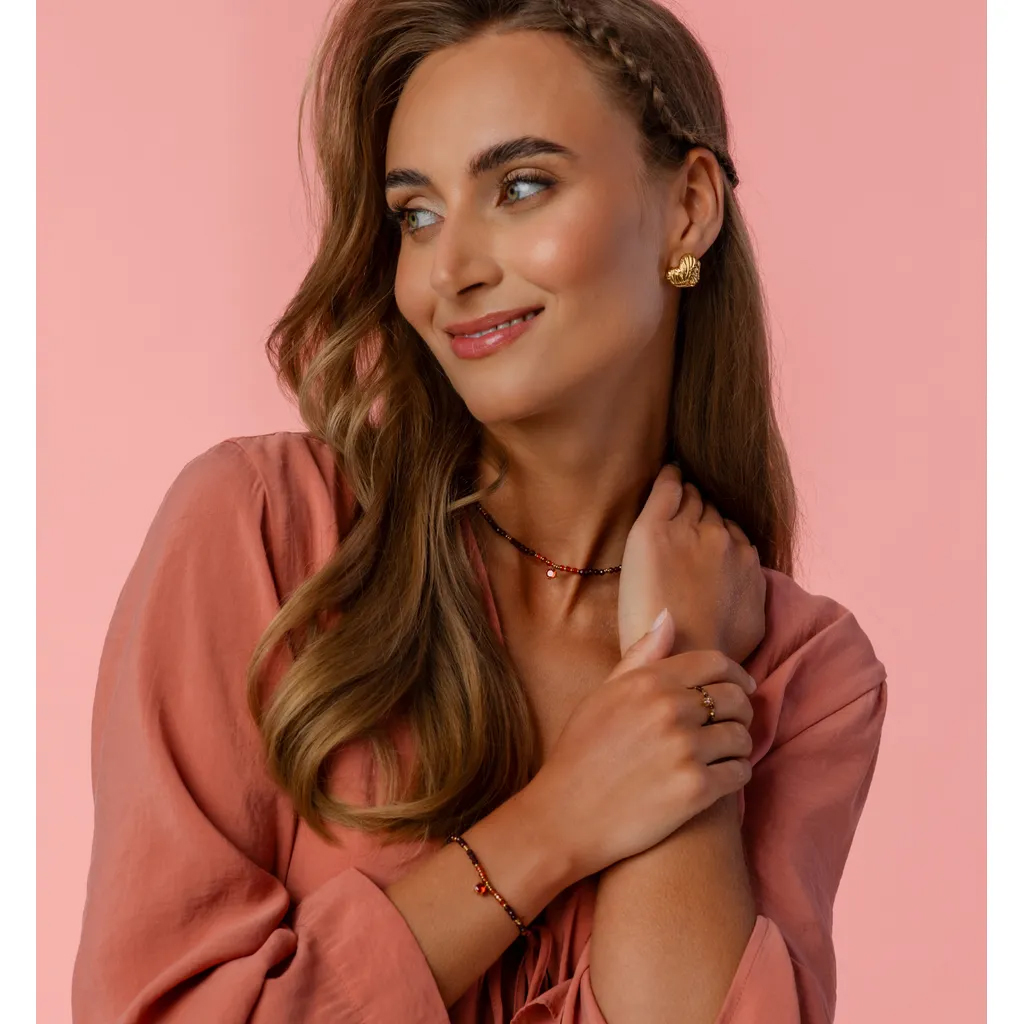 Bransoletka z granatami By Dziubeka BSC2219 - hover