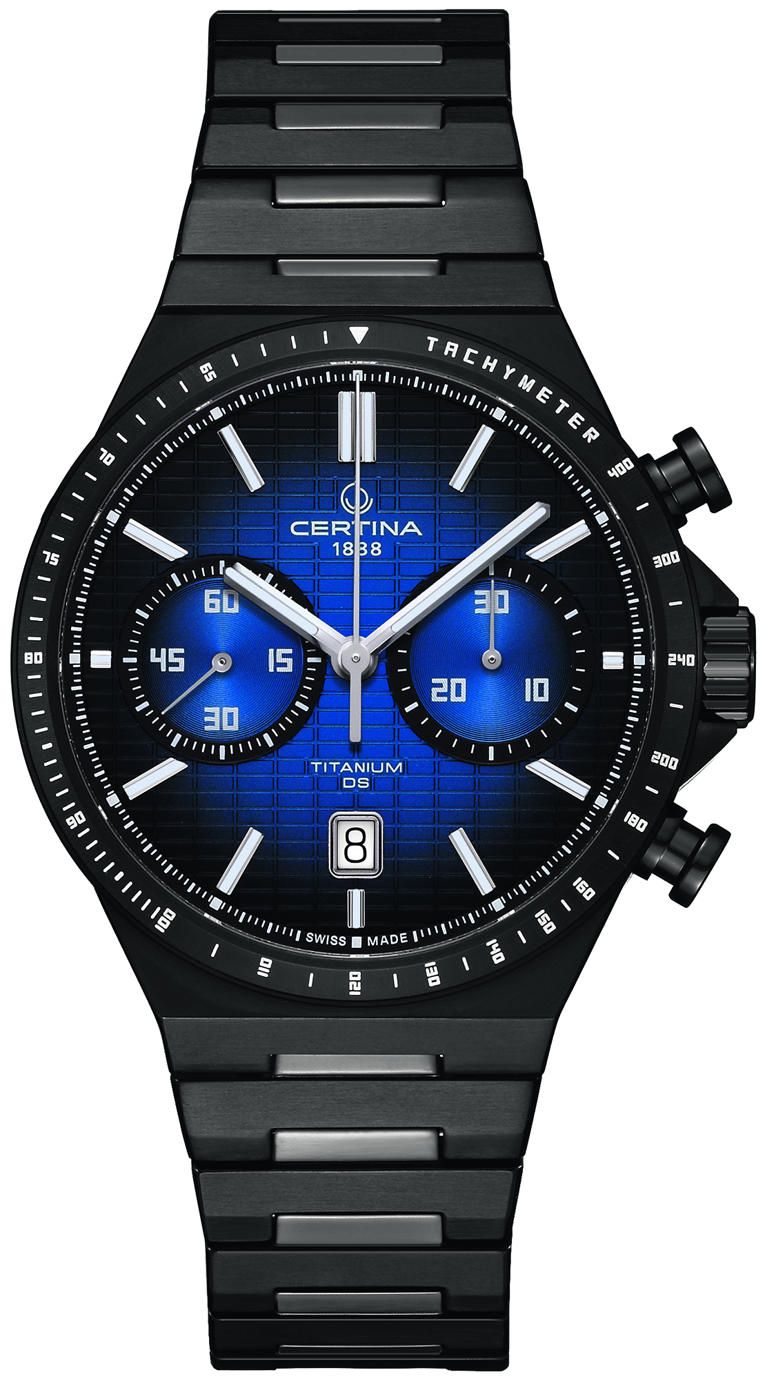 DS-7 Chrono Auto Black Titanium 42mm Certina C043.427.44.041.00 