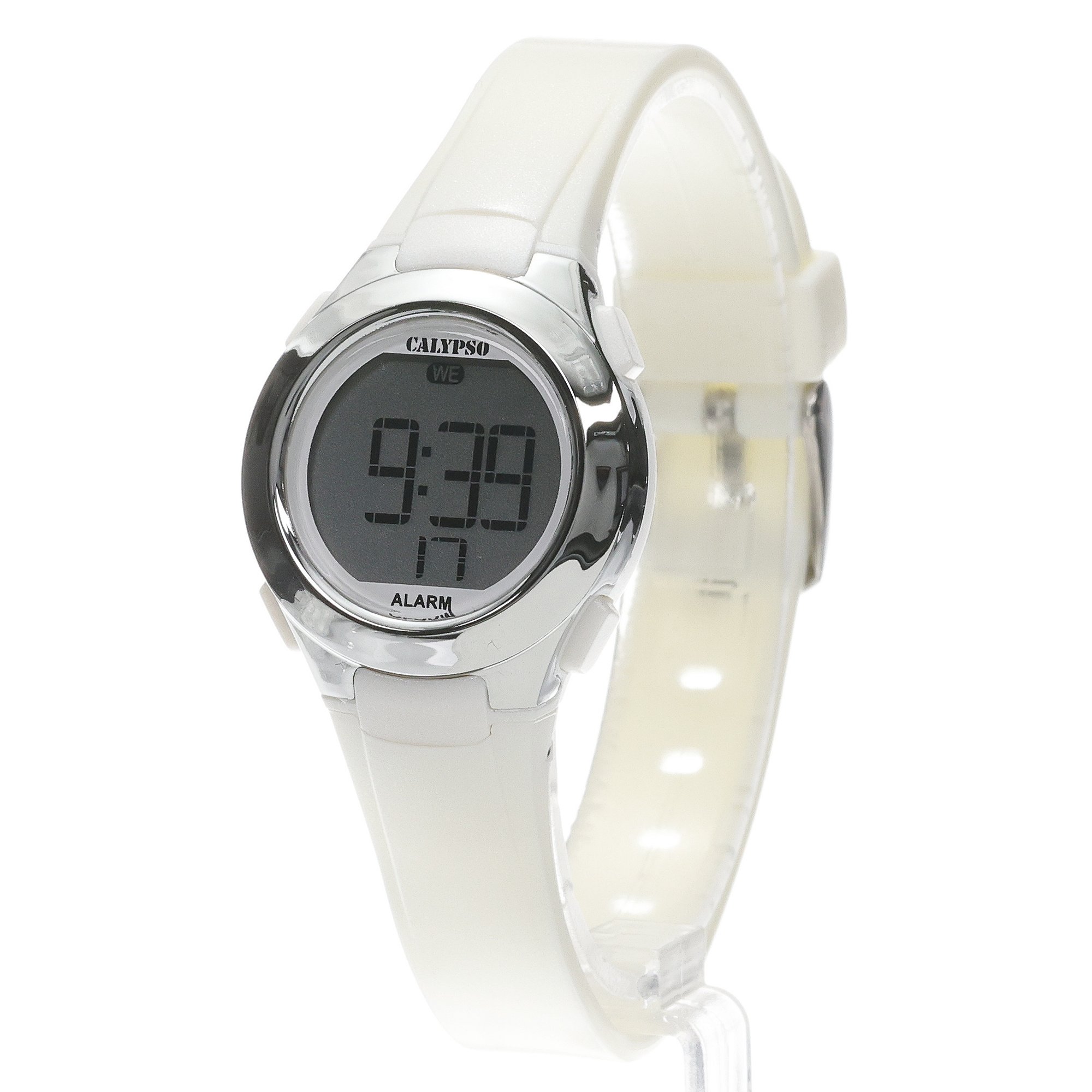 Calypso K5677-1 zegarek srebrny sportowy Digital For Women pasek - miniatura 2