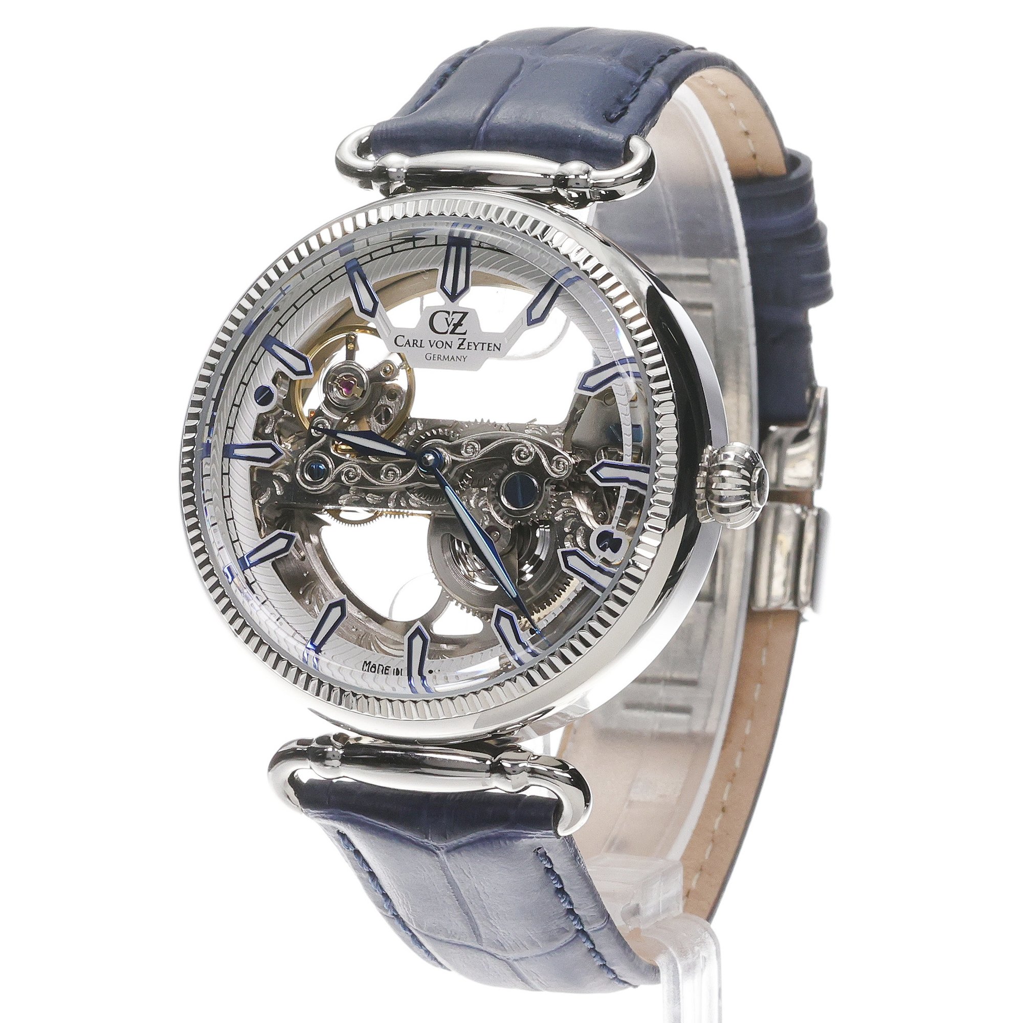 Carl von Zeyten CVZ0031WHS Elzach Skeleton Automatic zegarek klasyczny Elzach - miniatura 2
