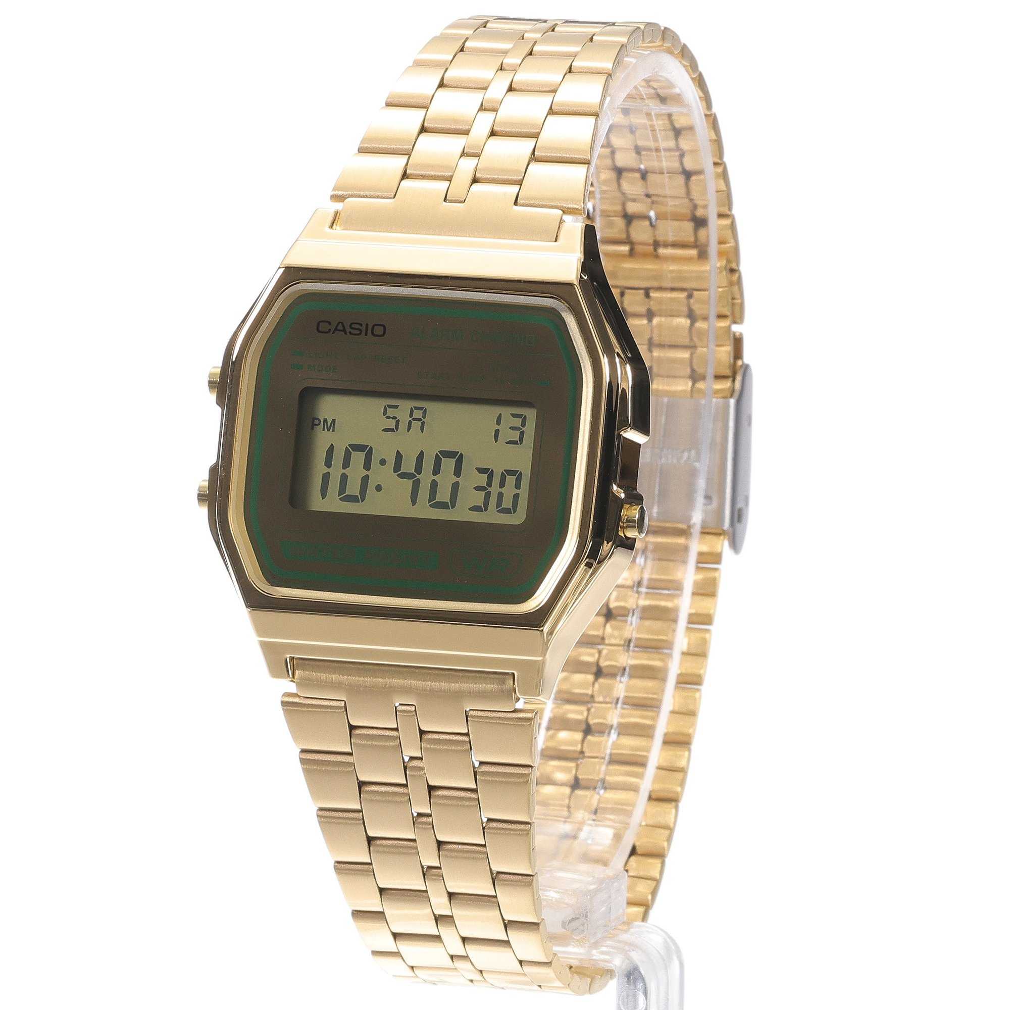 Casio A158WEGV-9AEF Retro A158WEGV -9AEF zegarek damski retro mineralne
