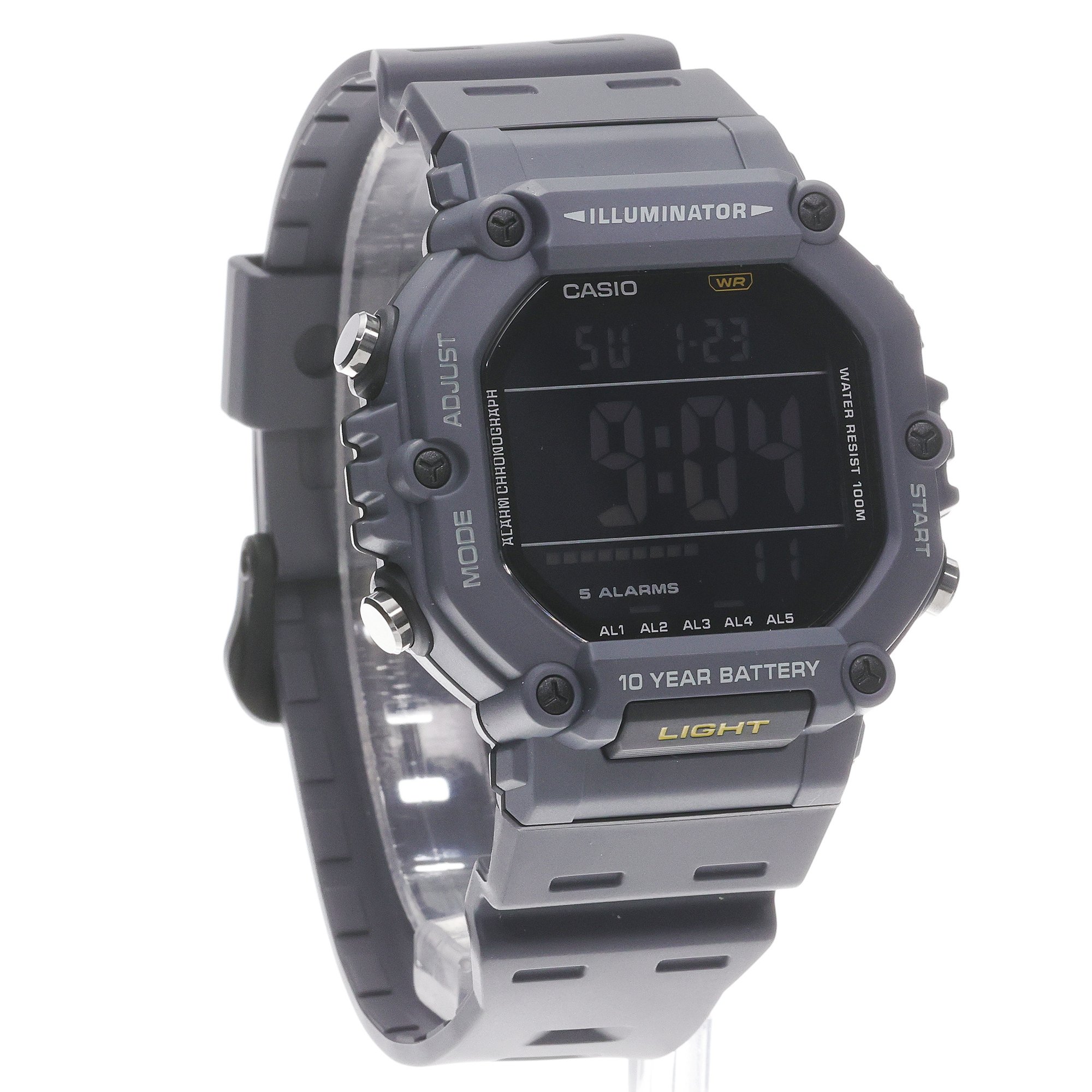 Casio AE-1600H-8BVEF zegarek szary sportowy Sportowe pasek - miniatura 3
