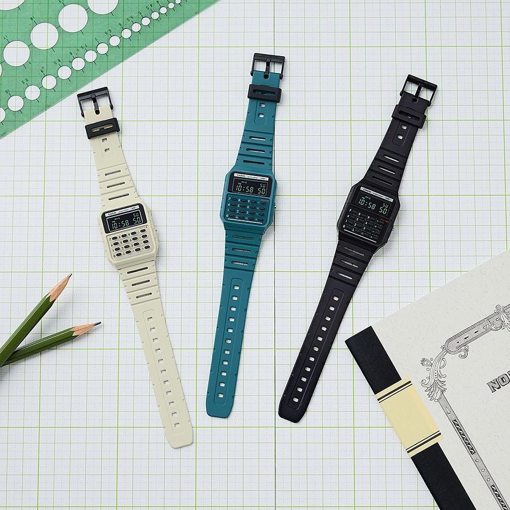 Casio CA-53WB-3BEF Retro retro zegarek niebieski