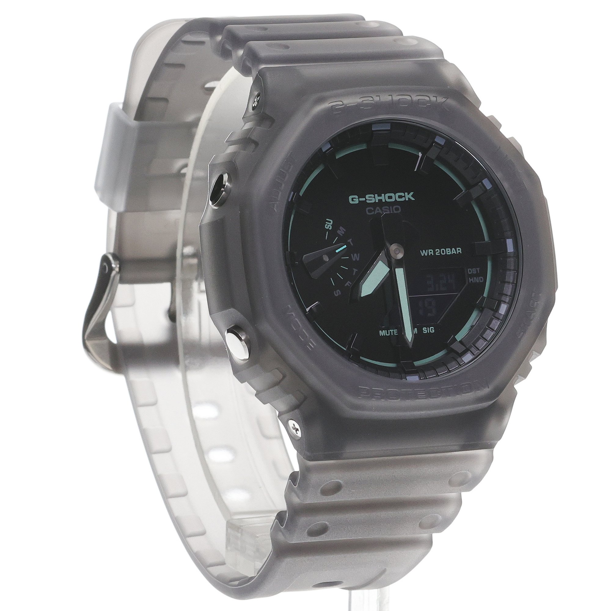 Casio GA-2100K-1AER zegarek męski Męskie szary