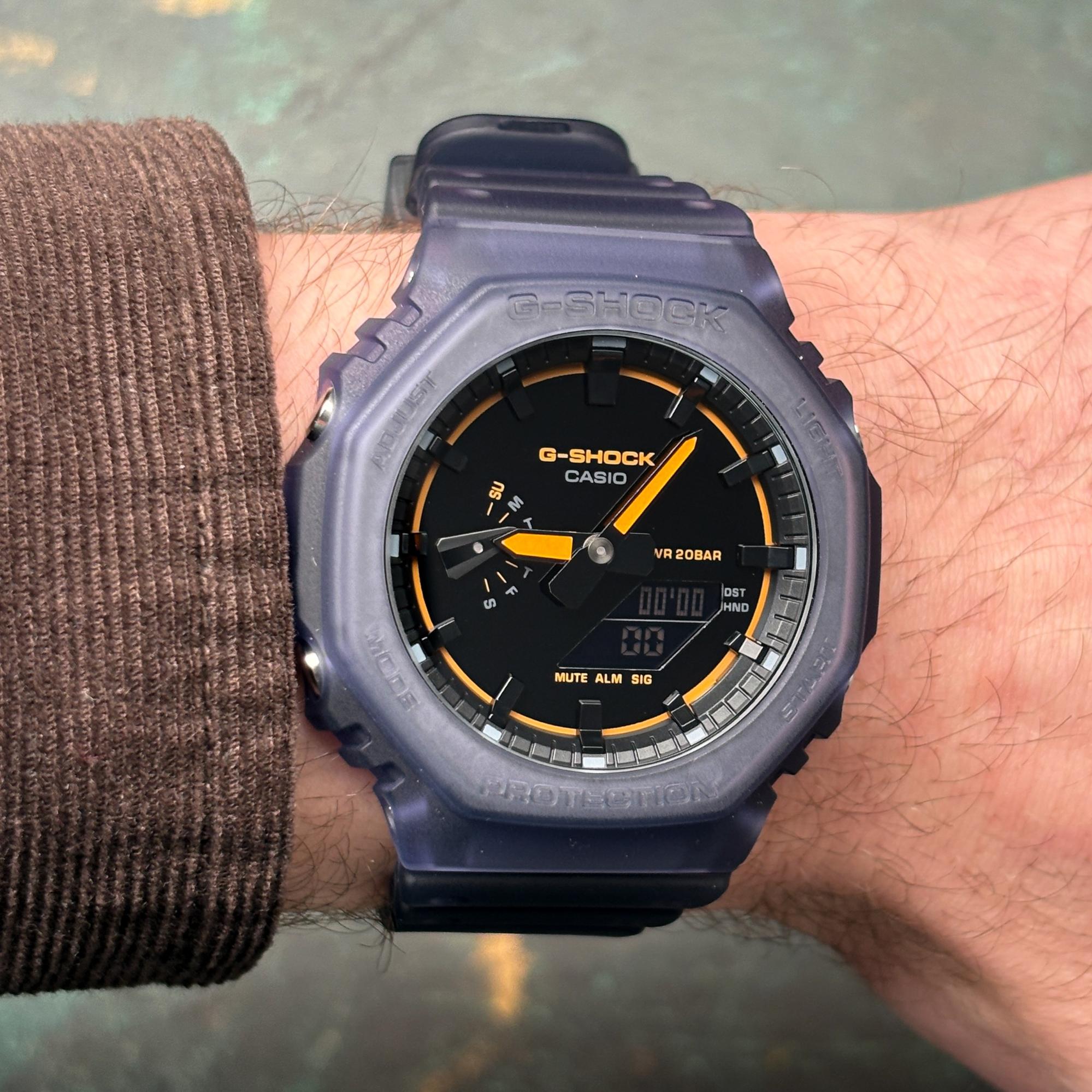 Casio GA-2100K-2AER zegarek męski sportowy Męskie pasek - miniatura 14