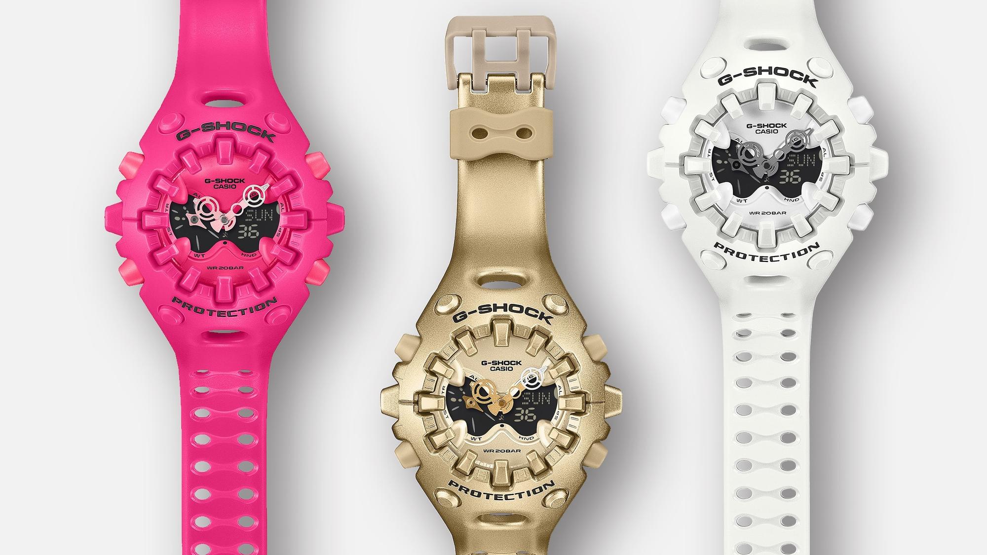 Casio GA-V01A-9AER zegarek zielony sportowy Casio pasek - miniatura 4