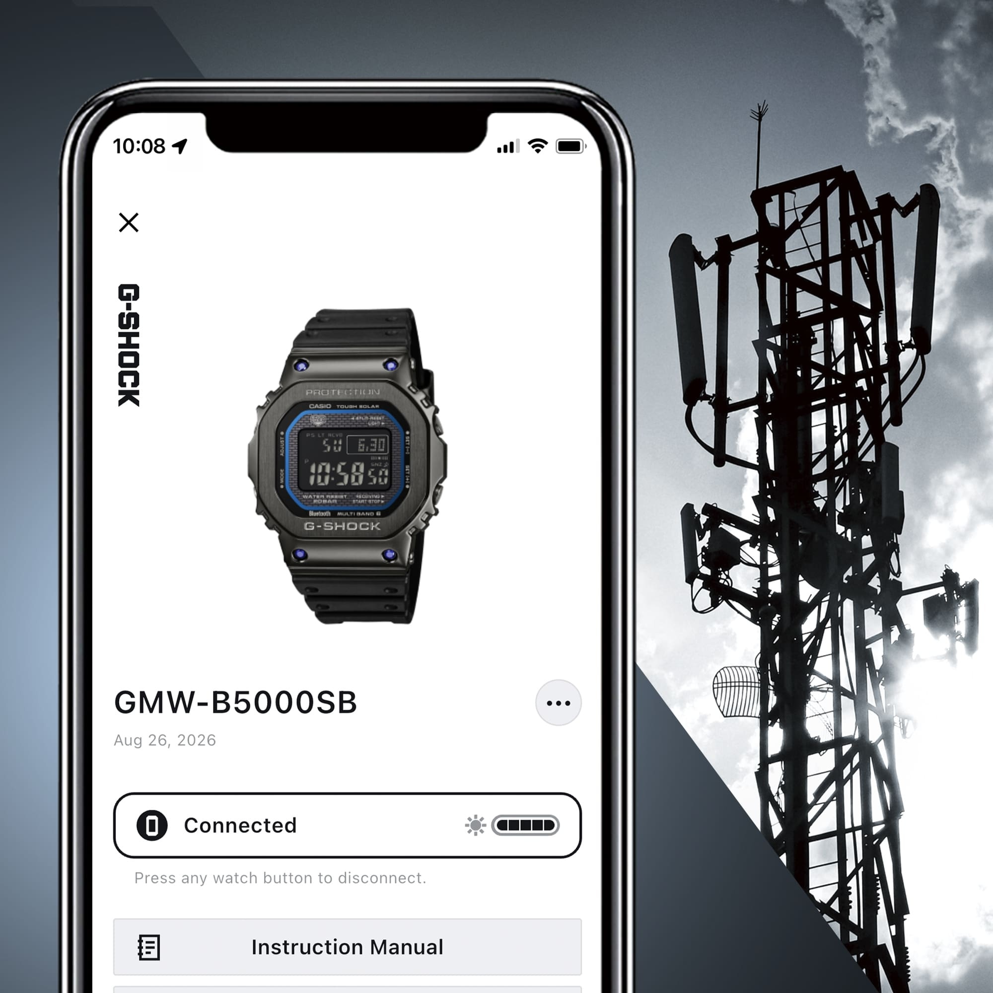 Casio GMW-B5000SB-1A2ER zegarek - miniatura 8