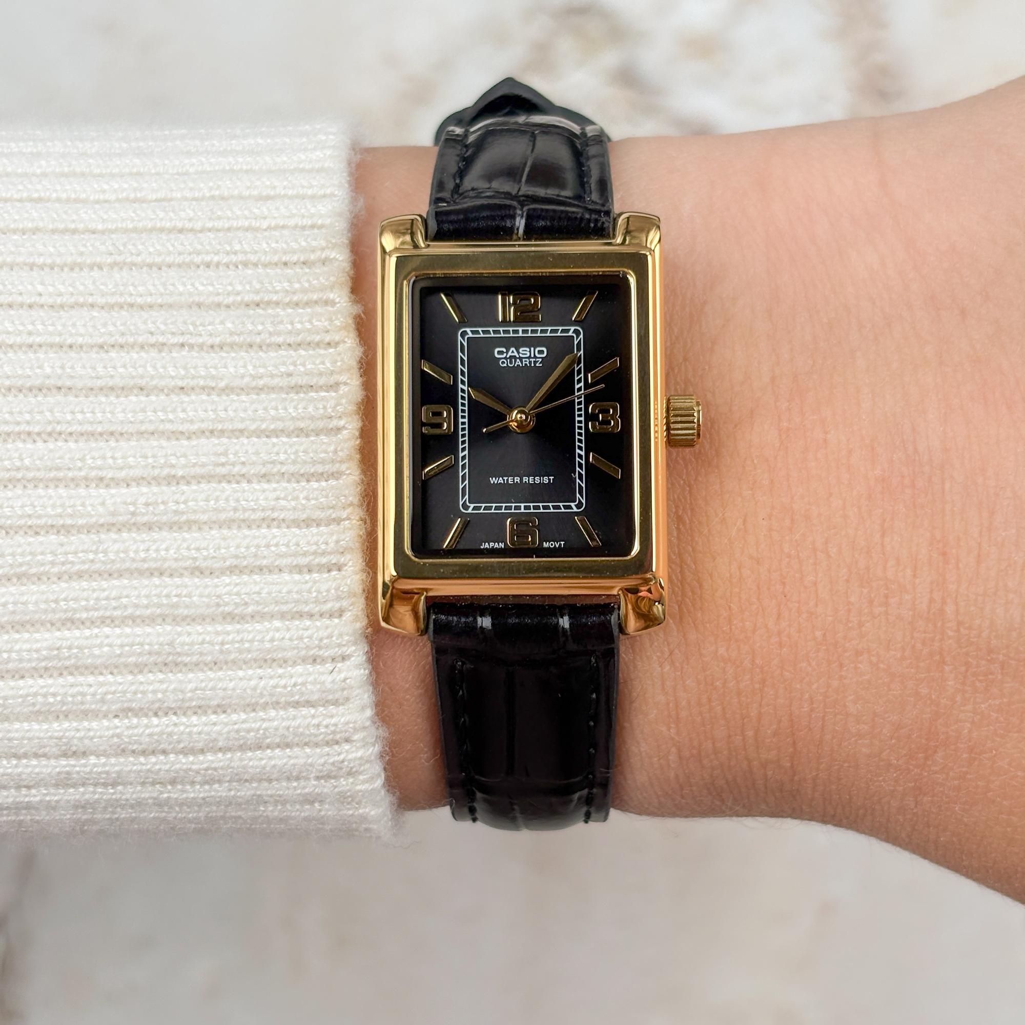 Casio LTP-1234PGL-1AEF zegarek złoty klasyczny Klasyczne pasek