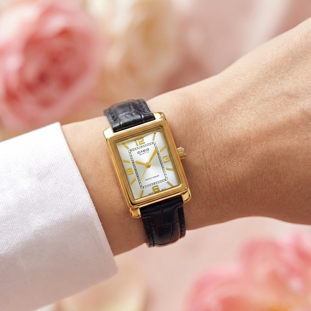 Casio LTP-1234PGL-7A2EF zegarek złoty klasyczny Klasyczne pasek
