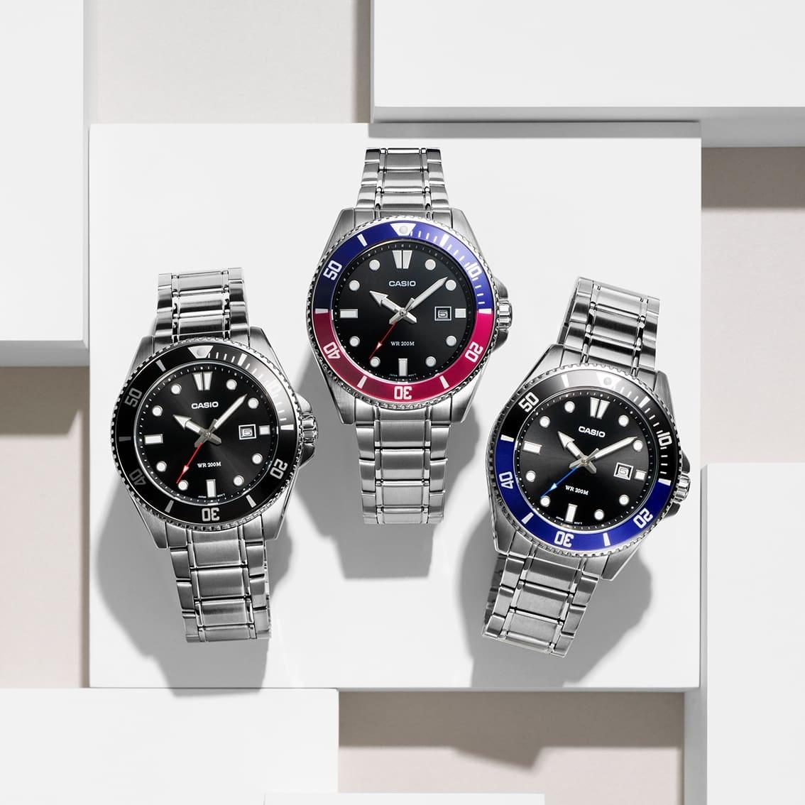 Casio MDV-107D-1A1VEF zegarek męski Klasyczne - miniatura 3