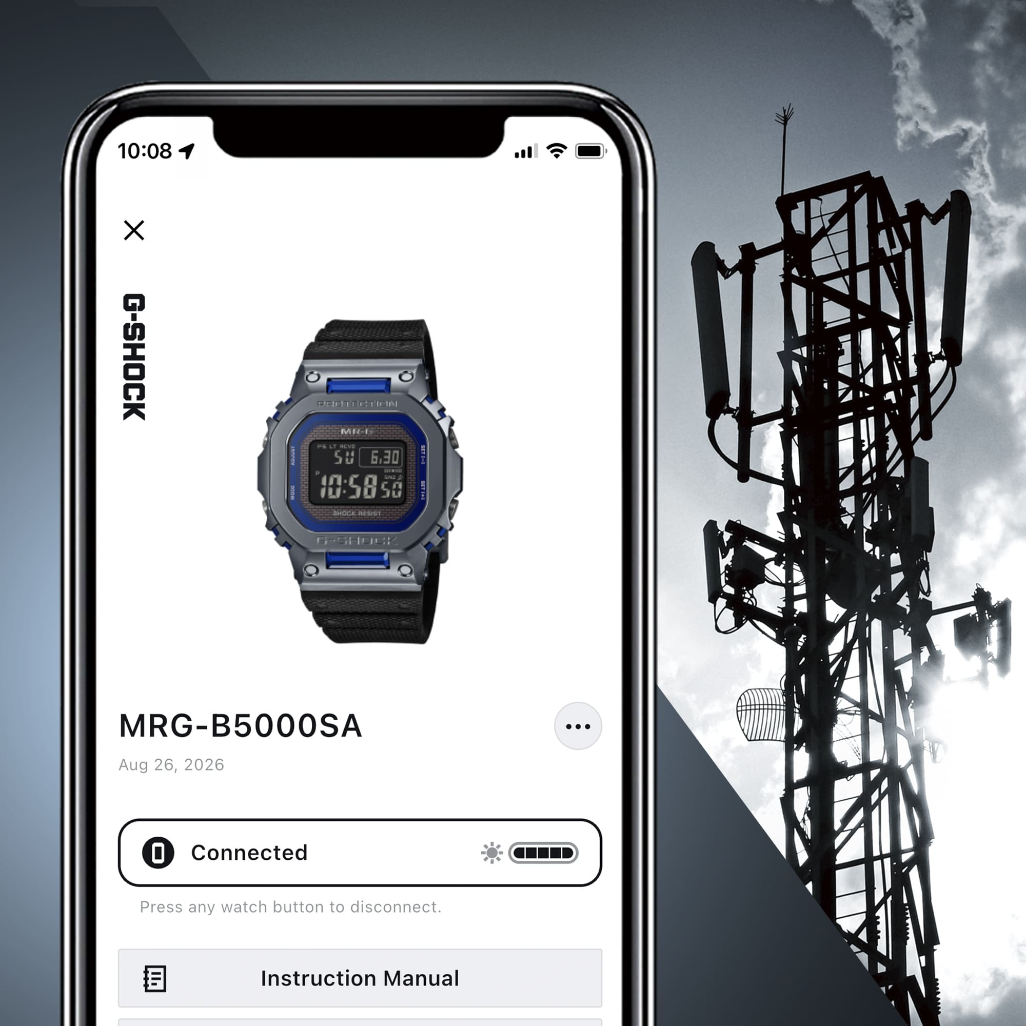 Casio MRG-B5000SA-2 zegarek - miniatura 9