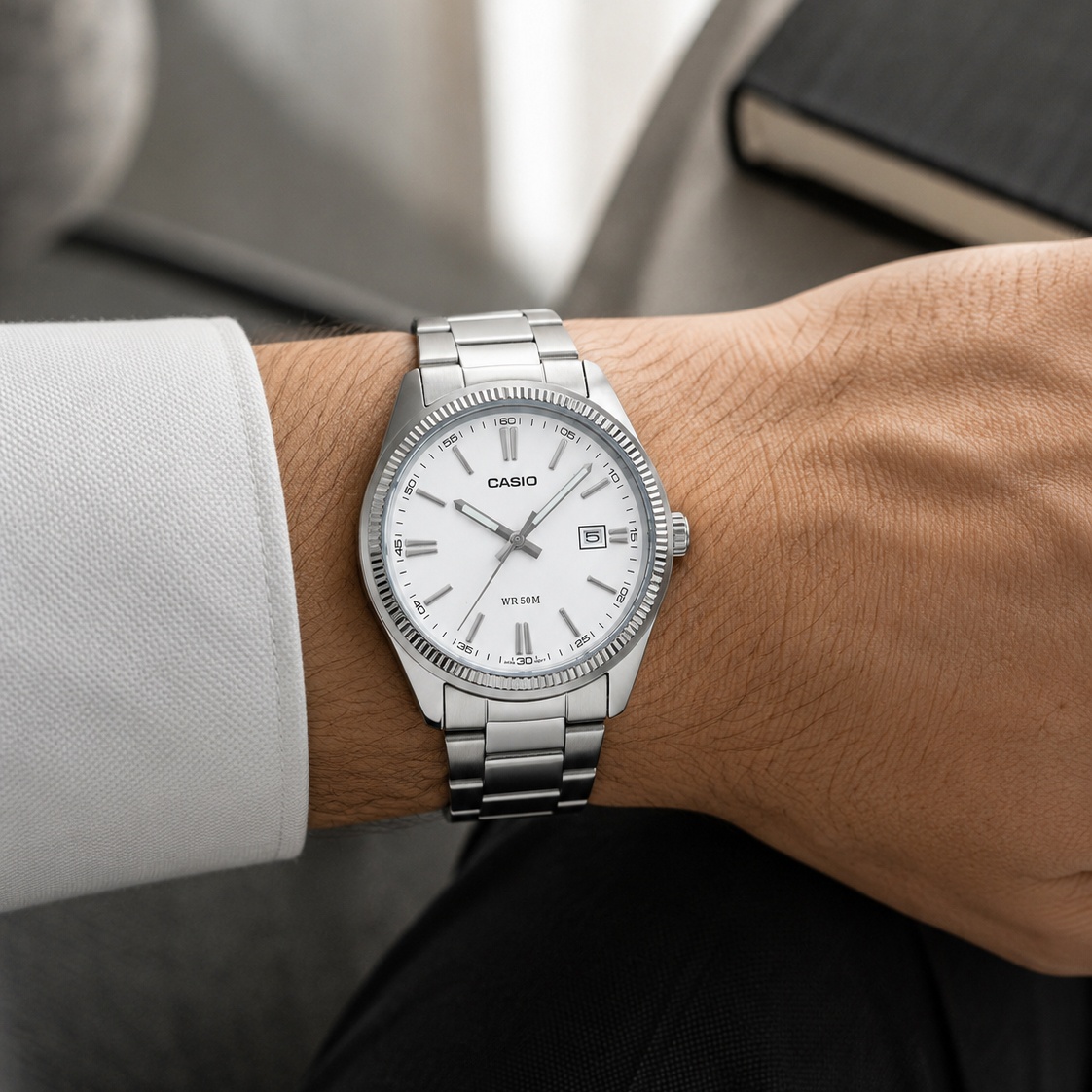 Casio MTP-1302PD-7A1VEF męski zegarek Klasyczne bransoleta