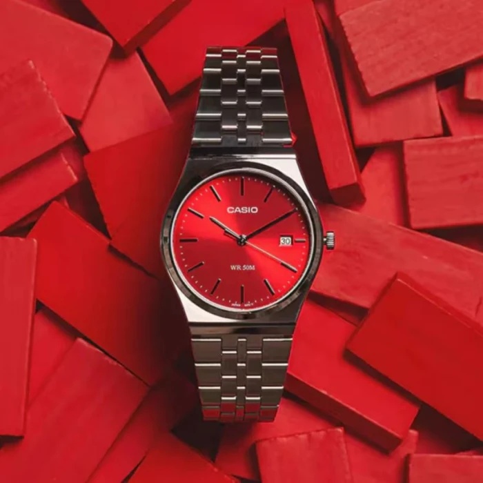 Casio MTP-B145D-4A2VEF męski zegarek Klasyczne bransoleta